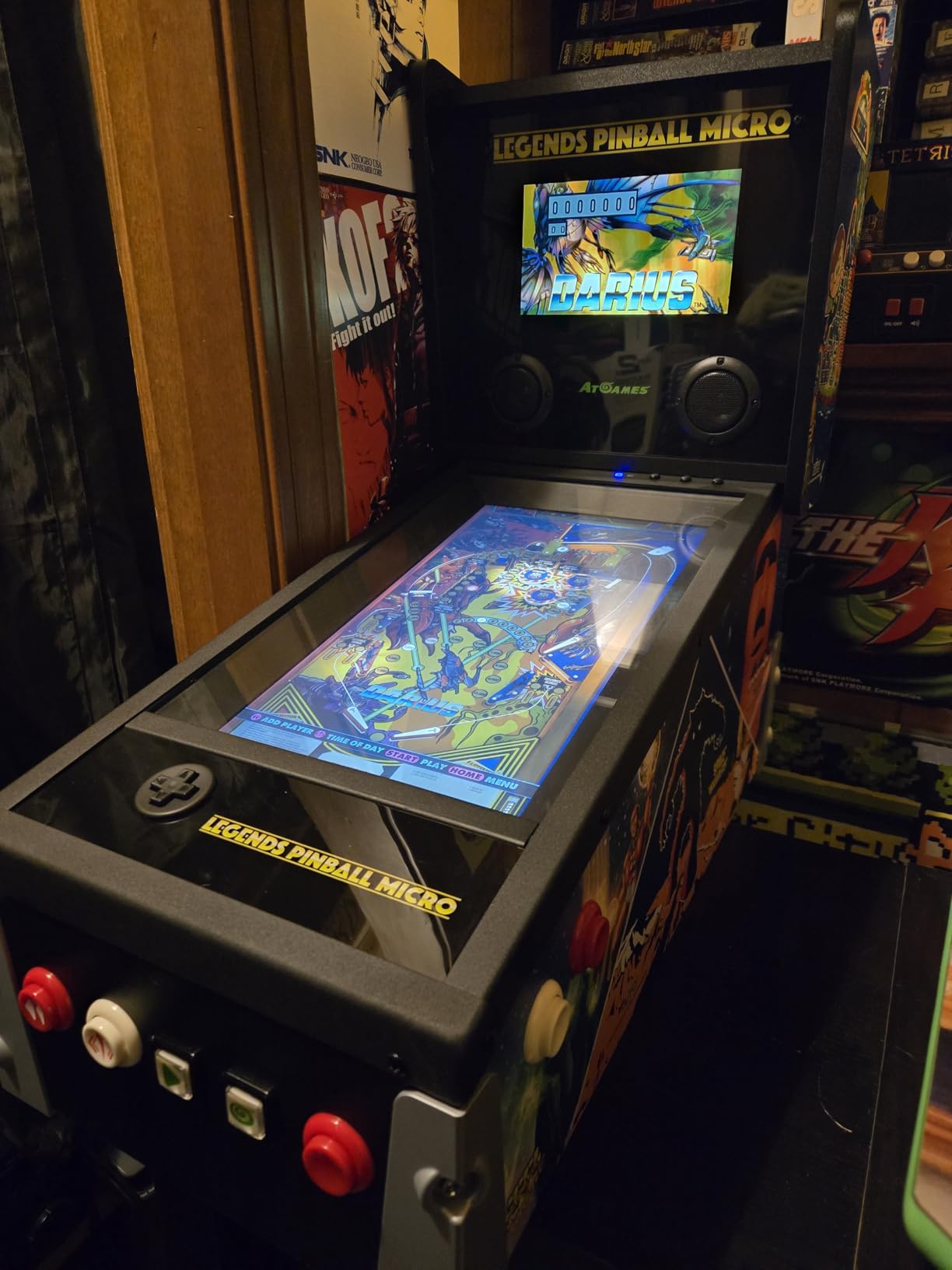 Legends Pinball Micro, Arcade Machine Console, Classic Retro Video Games, 50 Built in Licensed Pinball Games, Space Invaders, Bubble Bobble, Time Machine, WiFi, HDMI, Bluetooth customer photo 1