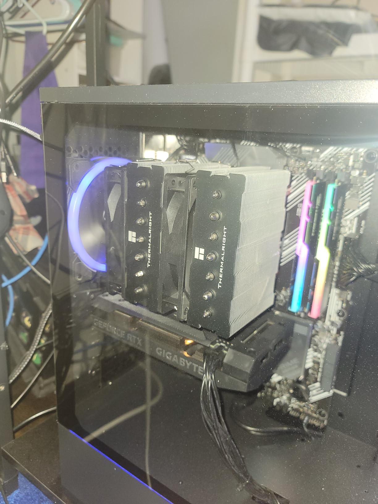 Thermalright PS120SE CPU Air Cooler, 7 Heat Pipes CPU Cooler,Dual 120mm TL-C12B V2 PWM Fan, AGHP 4.0 Technology, S-FDB Bearing, for AMD AM4 AM5/Intel 1700/1150/1151/1200/1851, PC Cooler customer photo 1