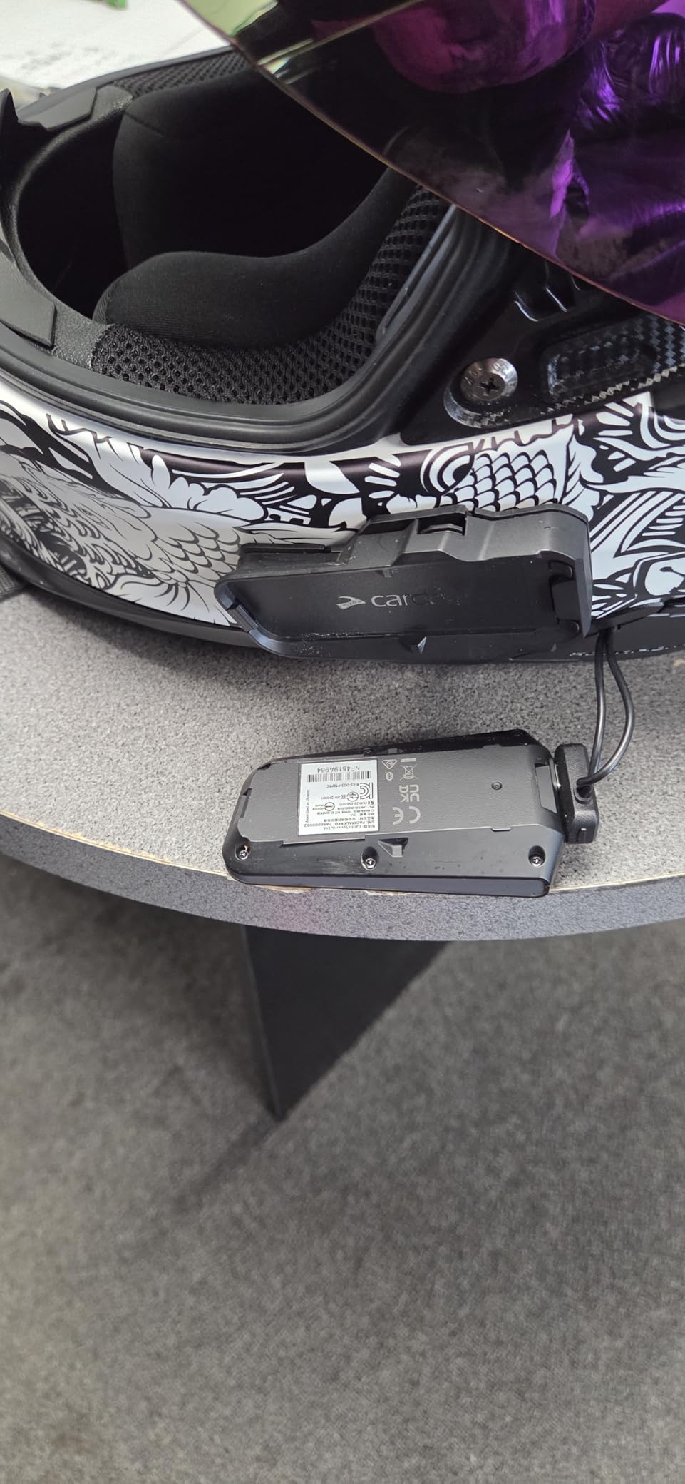 Cardo Packtalk Neo Motorcycle Helmet Communication Intercom System, Waterproof, 2nd Generation Mesh - Connect Up to 15 Riders, Natural Voice Operation, 40mm High Definition Speakers - Single Pack customer photo 2