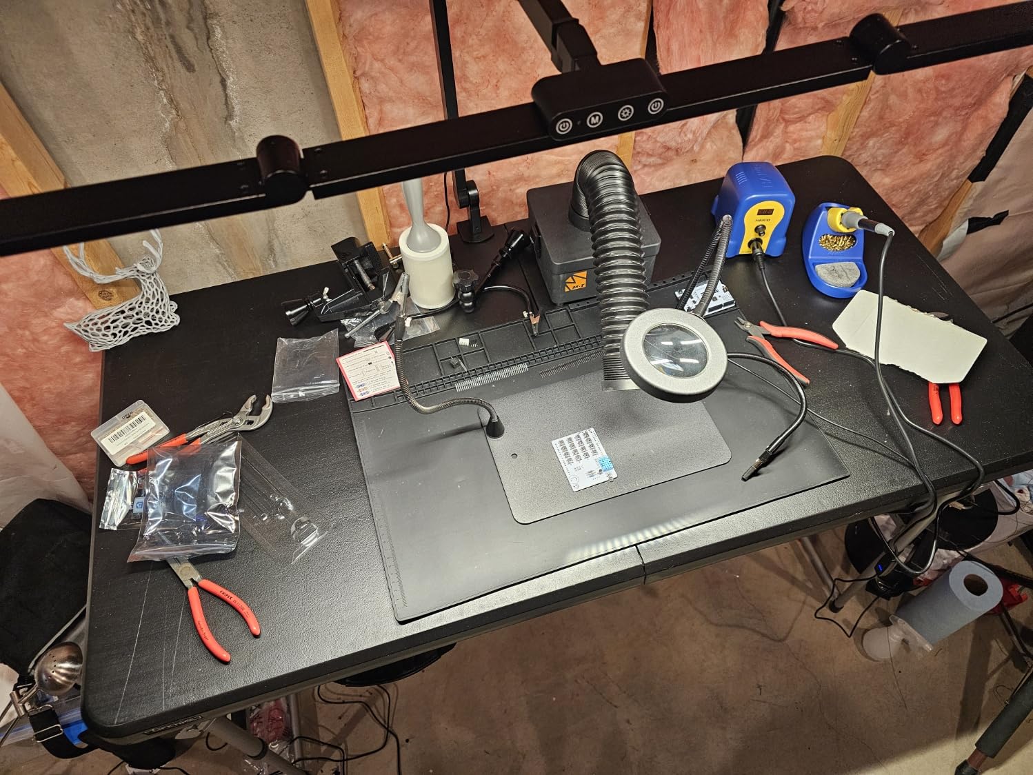 Micomlan Led Desk Lamp with Clamp, Architect Desk Lamp for Home Office with Atmosphere Lighting, 24W Ultra Bright Auto Dimming Computer Light Stepless Dimming and Tempering LED Table Light customer photo 1