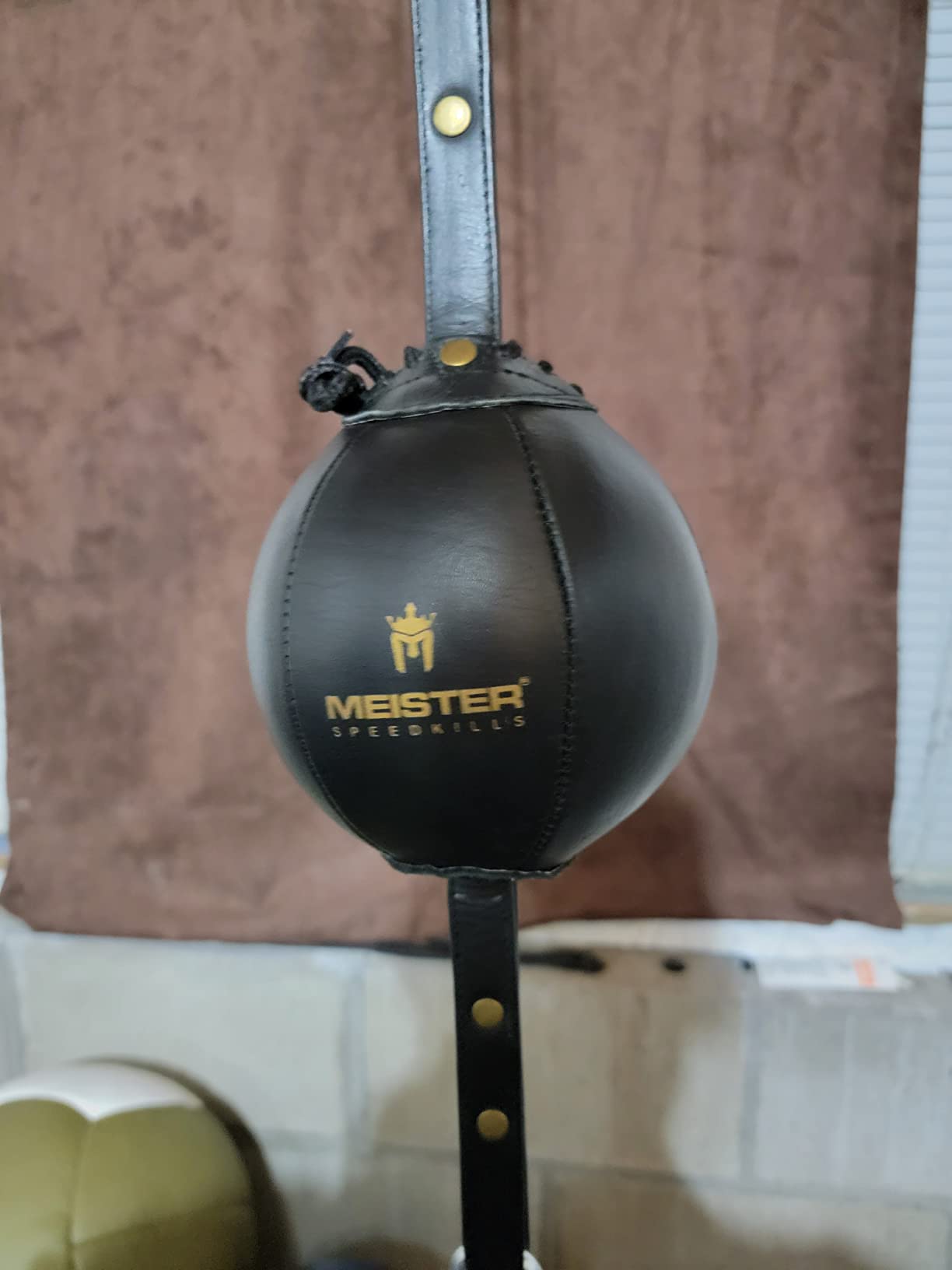 Meister SpeedKills Double-End Leather Speed Bag w/Bungees & Lightweight Latex Bladder customer photo 1