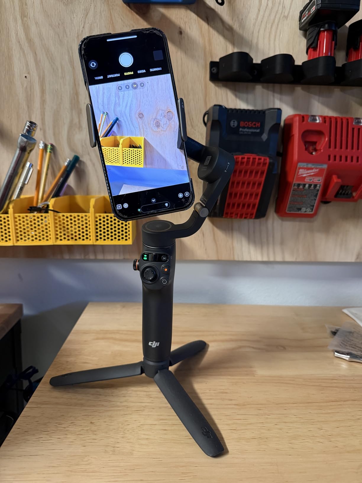 DJI Osmo Mobile 6 Smartphone Gimbal Stabilizer, 3-Axis Phone Gimbal, Built-In Extension Rod, Portable and Foldable, Android and iPhone Gimbal with ShotGuides, Vlogging Stabilizer, YouTube TikTok Video customer photo 2