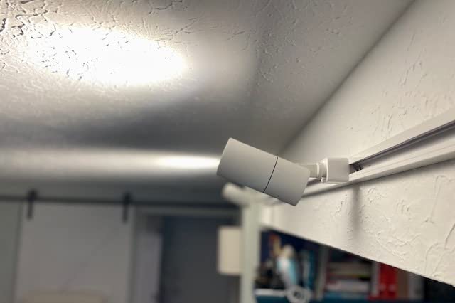 VANoopee 5-Color 8-Light LED Track Lighting Kit with 6.6FT H Type Track Lighting Rail, LED Track Light Heads Dimmable Modern Kitchen Track Lighting Fixtures Ceiling Spotlight, CRI90+ 10W 800lm White customer photo 1