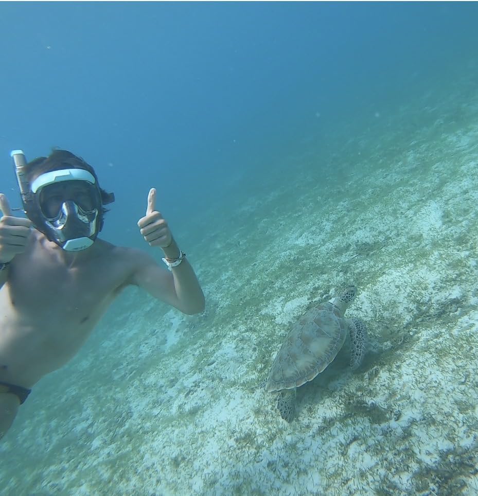 Seaview 180 V3 Full Face Snorkel Mask Adult- The V3 is The Perfect Snorkeling Gear for Adults- Snorkel Mask with 180 Panoramic Viewing and Up to 600% Easier Breathing- Patented Flowtech Air Intake customer photo 1