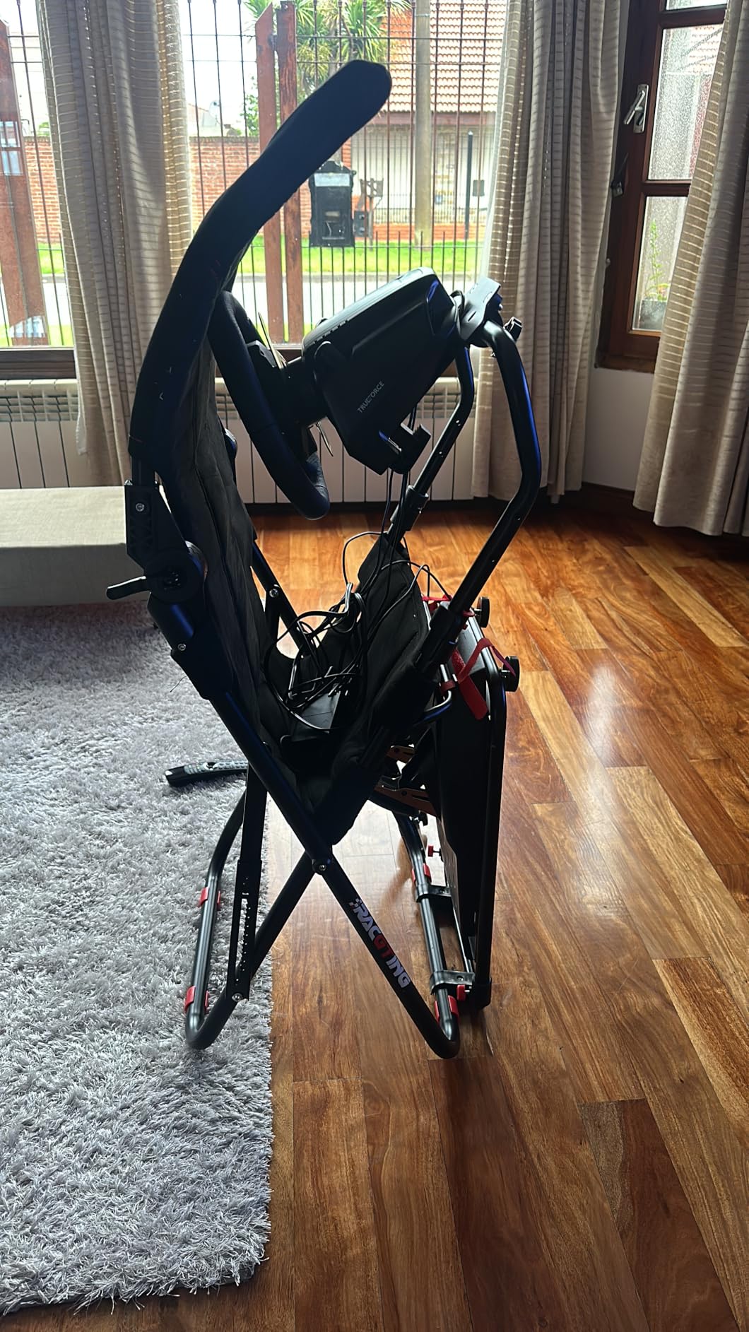 RACGTING Racing Simulator Cockpit for G920 G29 G923, Foldable Racing Simulator for Thrustmaster T248X T248 T300 T150 458 TX Xbox PS5 PS4 PC (Black) customer photo 2