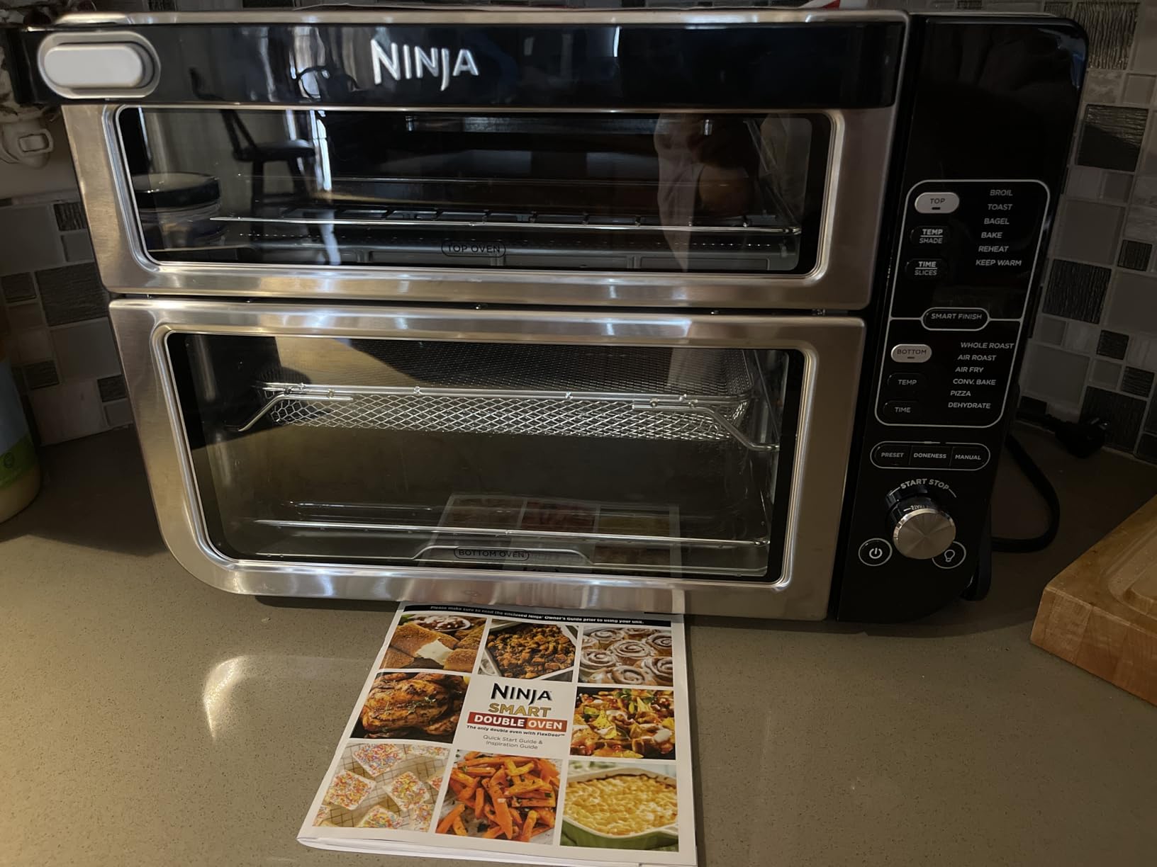 Ninja DCT451 12-in-1 Smart Double Oven with FlexDoor, Thermometer, FlavorSeal, Smart Finish, Rapid Top Convection and Air Fry Bottom, Stainless Steel customer photo 1