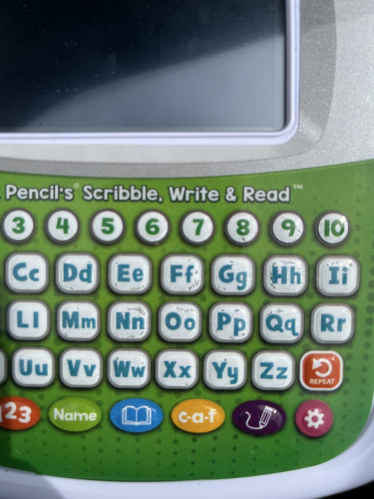 LeapFrog Mr Pencil's Scribble Write and Read, Green customer photo 2