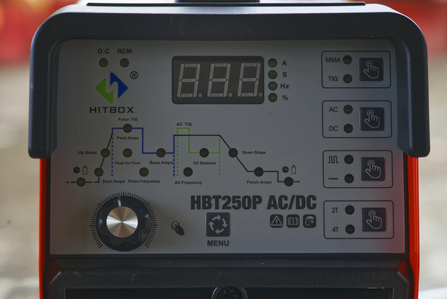 HITBOX 200A AC/DC TIG Welder 6-in-1 with Pulse & Square Wave, HF Start Aluminum TIG, MMA/Stick Welding, 220V IGBT Inverter, Dual Cooling Fan, Digital Display, Foot Pedal Compatible (HBT250P) customer photo 2