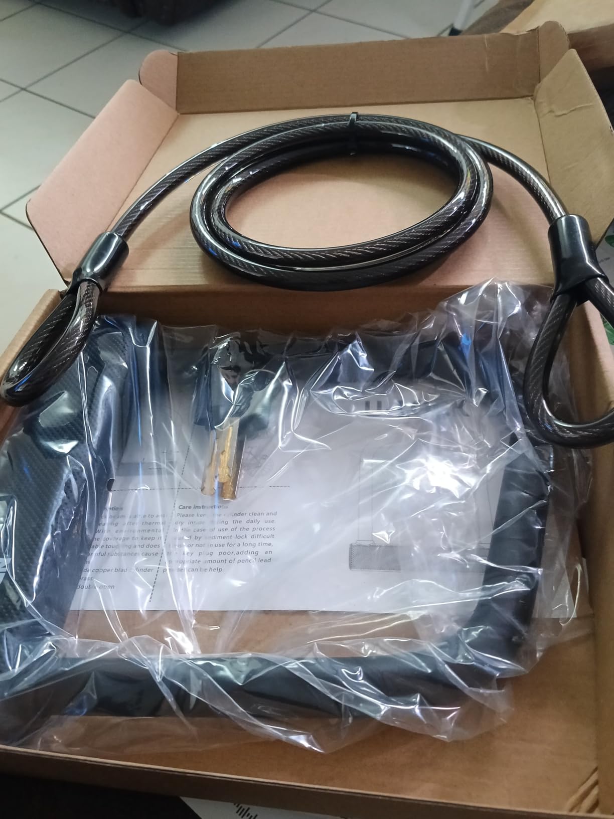 NDakter Bike Locks Heavy Duty Anti Theft, Bicycle U Lock for Ebike, 18mm Shackle, 6FT Steel Security Cable with 3 Keys customer photo 1