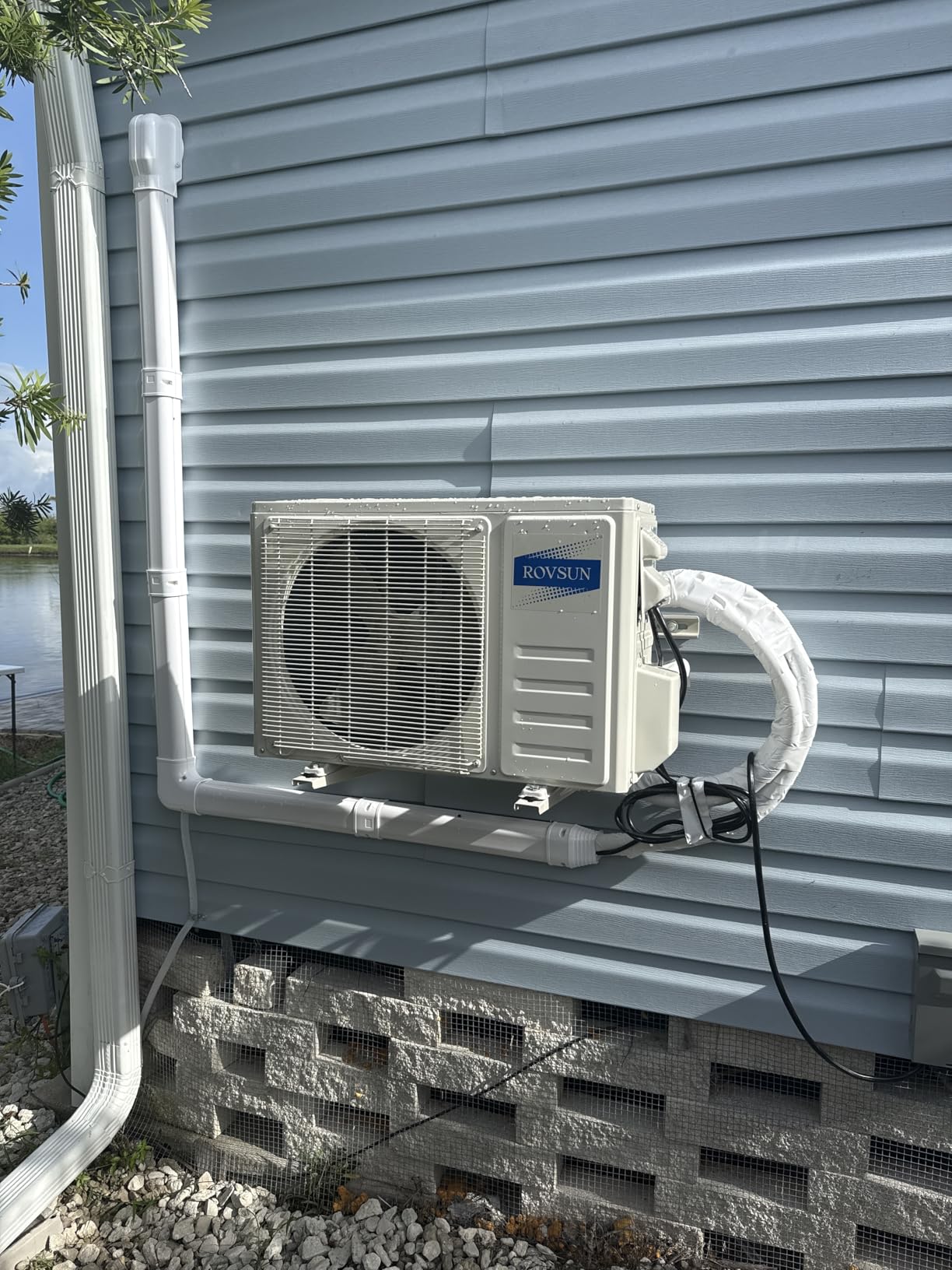 ROVSUN 9000 BTU Wifi Enabled Mini Split Air Conditioner & Heater with Inverter, 19 SEER2 Energy Saving 115V Ductless Split AC Unit with Pre-Charged Condenser, Heat Pump & Installation Kit customer photo 2