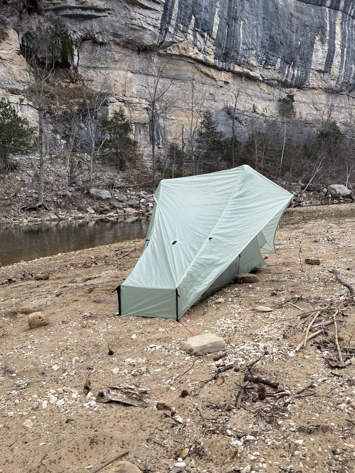 Featherstone Backbone Ultralight Tent for Backpacking, Camping, Thru Hiking - Trekking Pole Backpacking Tent - Waterproof, Single-Wall, Durable Shelter - Compact, Light, & Easy to Carry customer photo 1