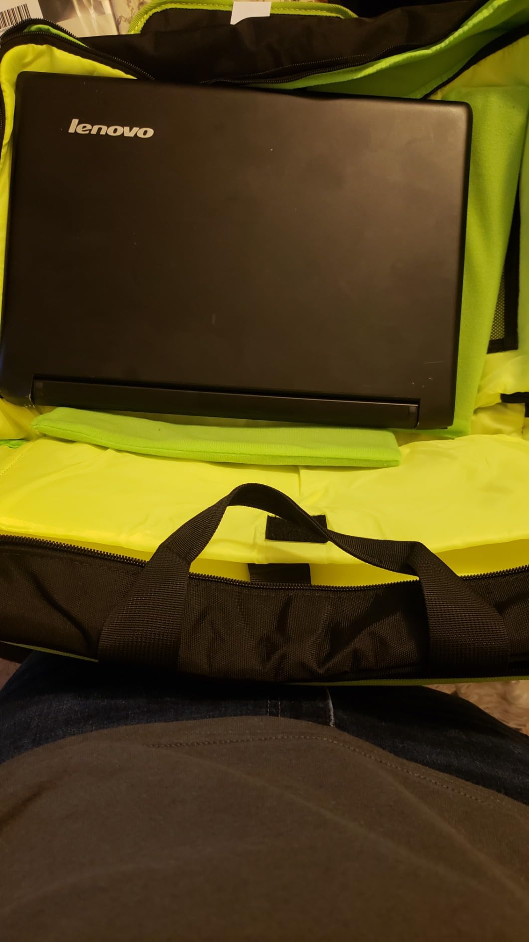 SNIGJAT DJ Controller Case for DDJ FLX4/ DJ 400/ DDJ REV1, Padded DJ Controller Bag with 5 Pockets for Laptop, Headphones, Cables customer photo 1