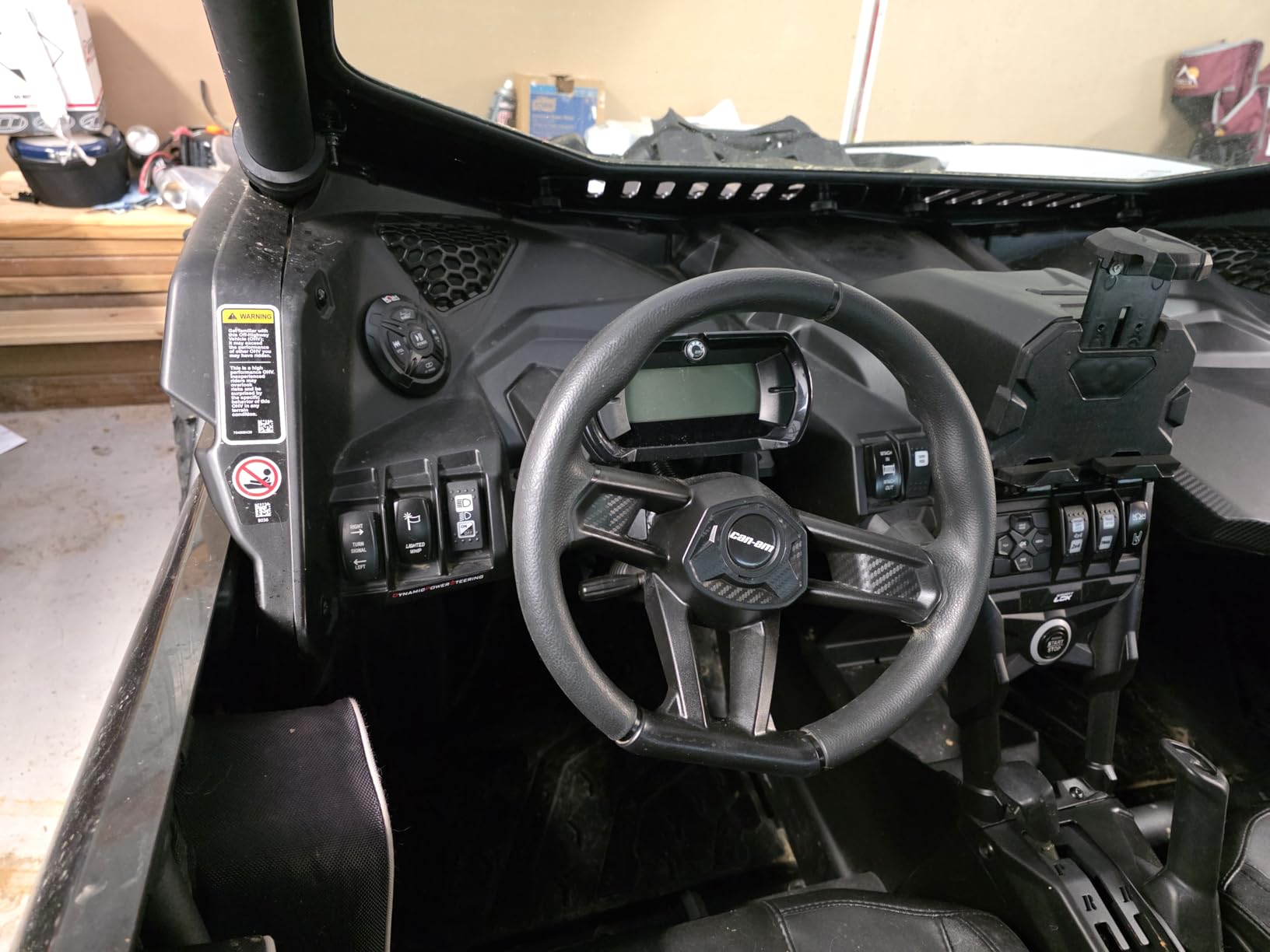 NOAM NUTV5-S Quad PRO - Marine ATV/Golf Cart/UTV Stereo System kit - with 4 Waterproof LED Light Tower Speakers, Subwoofer, Weatherproof Controller with Bluetooth and AUX Input and Four Channels Amp customer photo 2