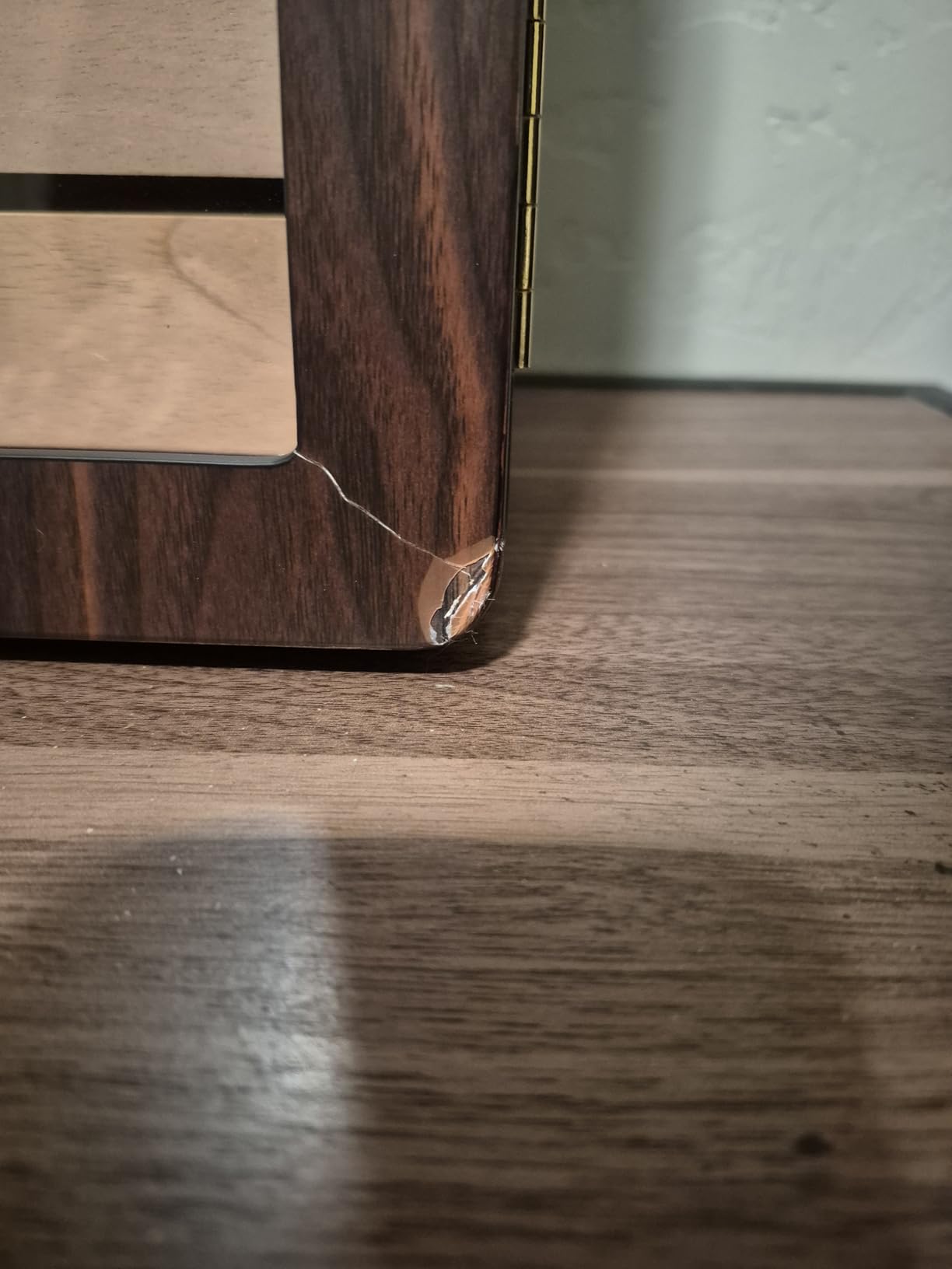 Cigar Humidors, Cedar Wood Humidor with Digital Hygrometer, Drawers, Humidifiers and Gold-Plated Hardwares. Cigar humidor Cabinet for Men Husband Father, 150 Cigars Capacity Ebony Color customer photo 2