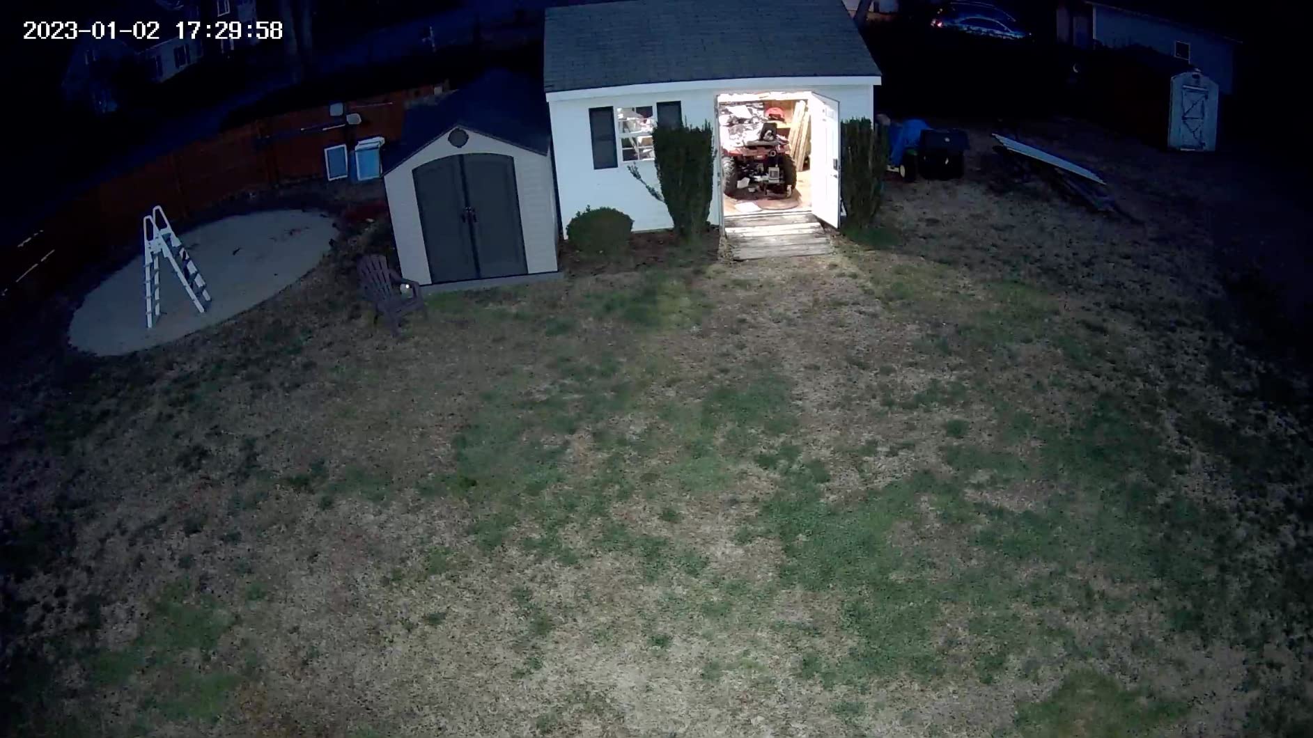 ieGeek Floodlight Camera Outdoor, 2K Wired Home Smart Security Cameras, 2.4G WiFi Flood Light Camera with Motion Sensor, Wiring 2600 Lumens Cam, Color Night Vision,Siren,2 Way Audio, Works with Alexa customer photo 2