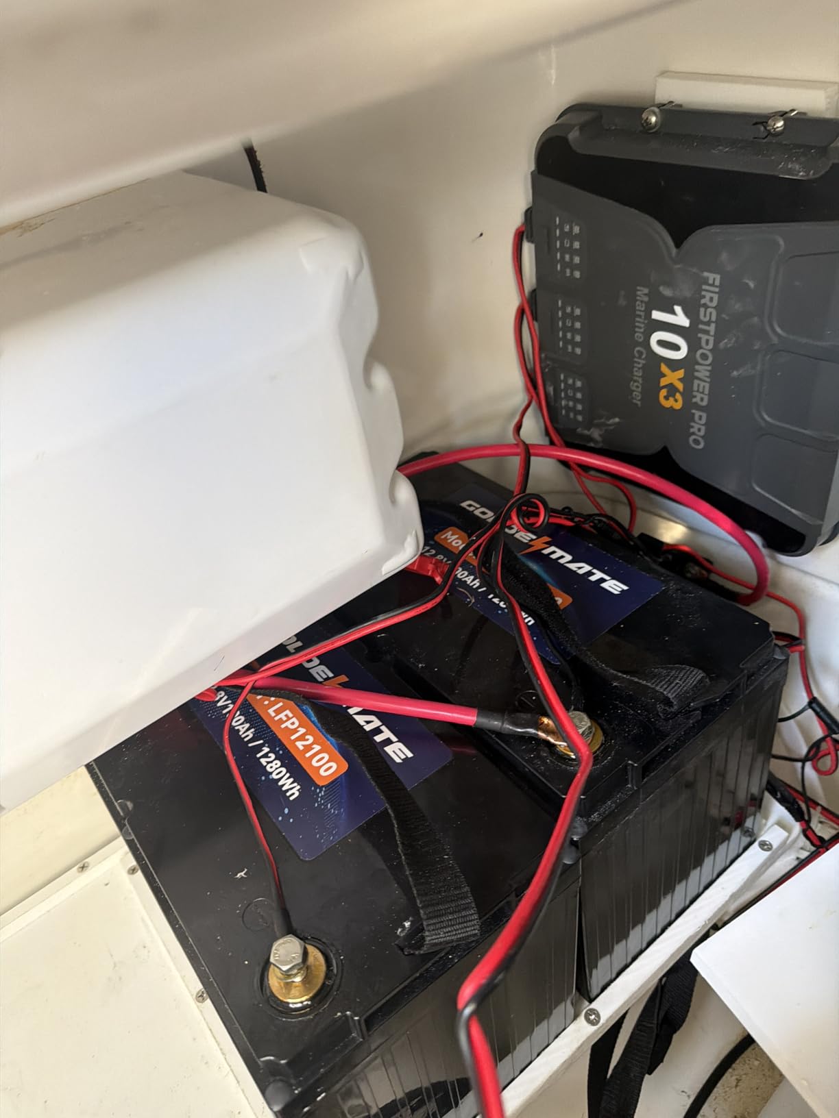 12V 100Ah LiFePO4 Battery, Up to 15000 Deep Cycles Group 31 Lithium Battery, Built-in 100A BMS, Perfect for RV, Solar, Camping, Marine, Trolling Motor and Off-Grid Applications customer photo 1