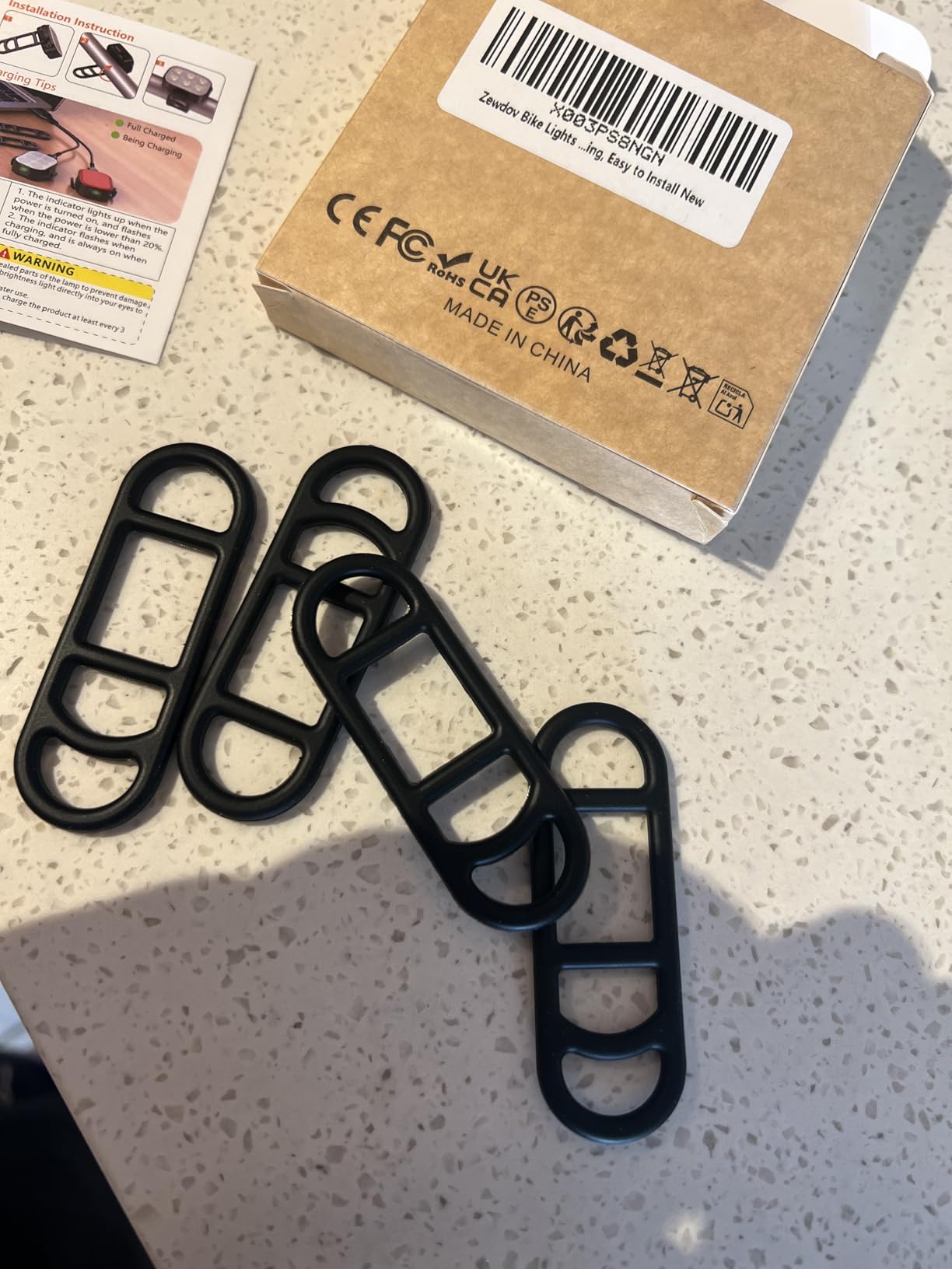 Bike Lights for Night Riding, USB Rechargeable Bike Lights Front and Back, Waterproof IP65 Bicycle Light, 4+6 Modes Bike Headlight and Tail Light Set,1.5 Hrs Fast Charging, Easy to Install customer photo 1