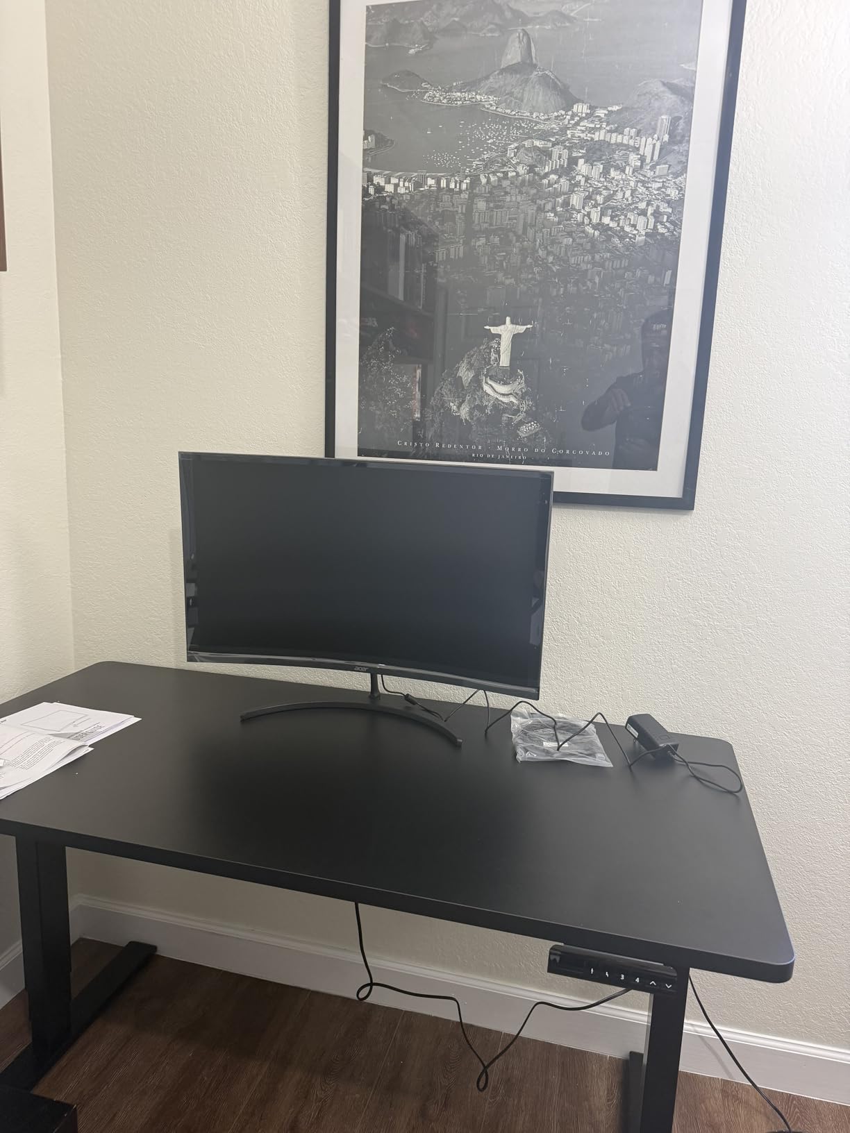 FLEXISPOT E6 3-Stage Dual Motor Electric Standing Desk 55 x 28 customer photo 1