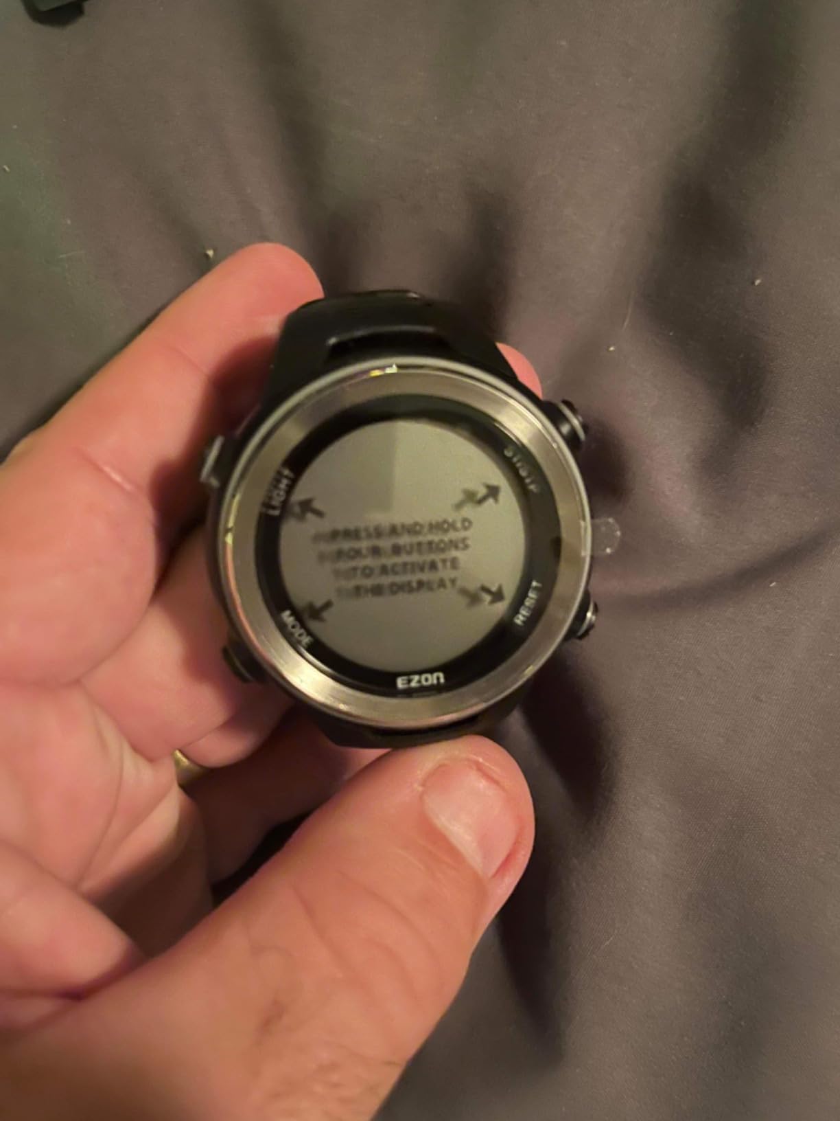 EZON Heart Rate Monitor and Chest Strap, Exercise Heart Rate Monitor, Sports Watch with HRM, Waterproof, Stopwatch, Hourly Chime T007 customer photo 1