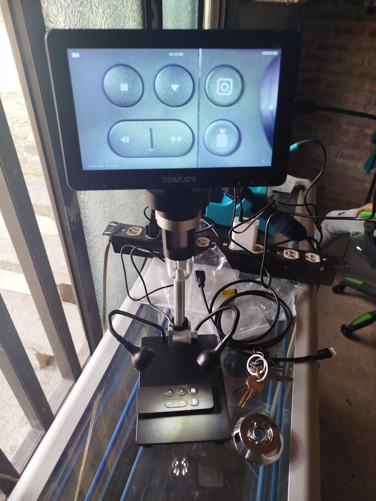 TOMLOV DM9 Pro Digital Microscope: 16MP 7