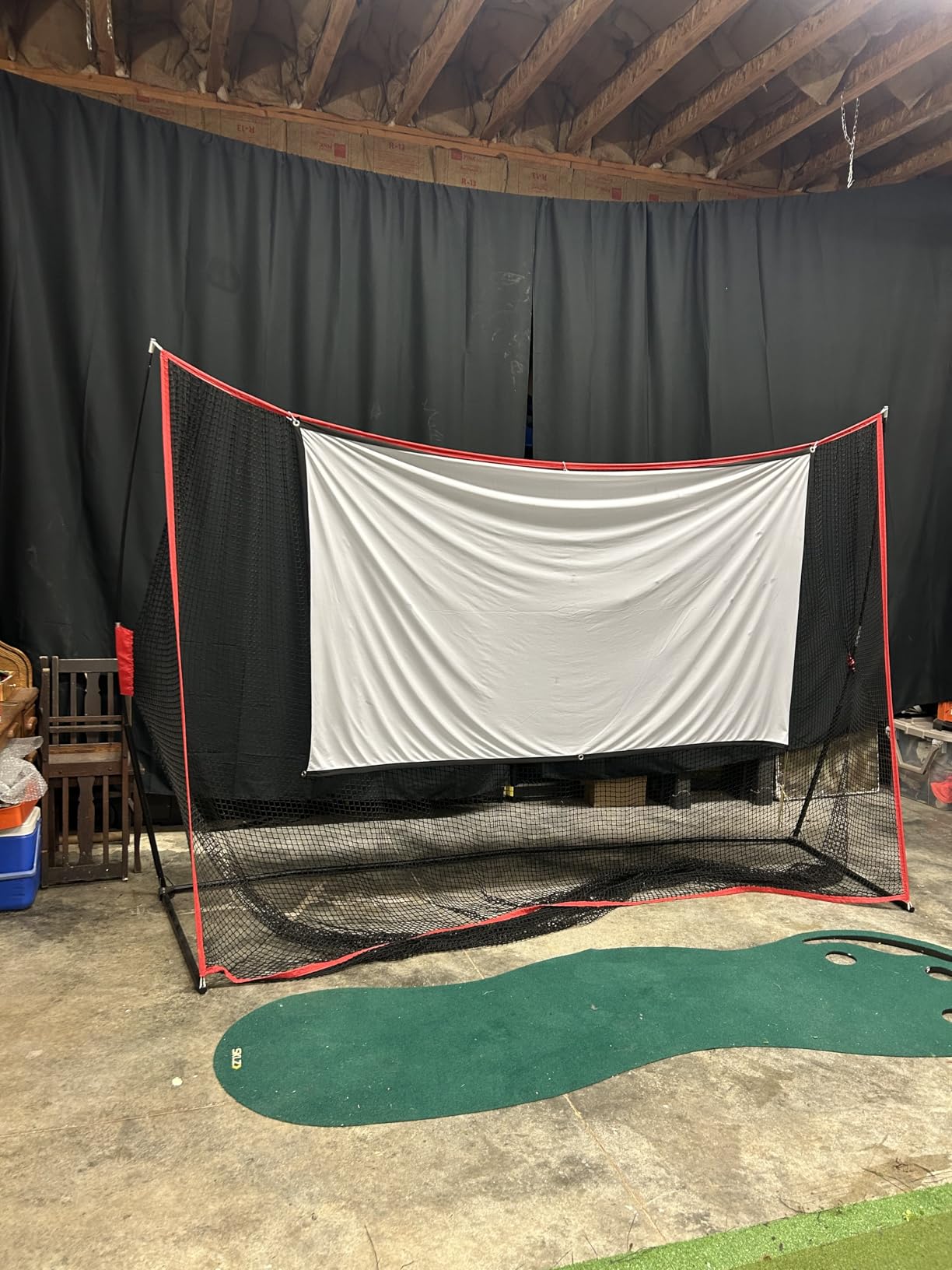 Green Screen Backdrop 10x10 ft, Chroma Key Greenscreen Background for Streaming Zoom, Photo Backdrop Curtain for Photography, Thick Polyester Fabric Cloth Sheet for Photoshoot Video (Backdrop Only) customer photo 1