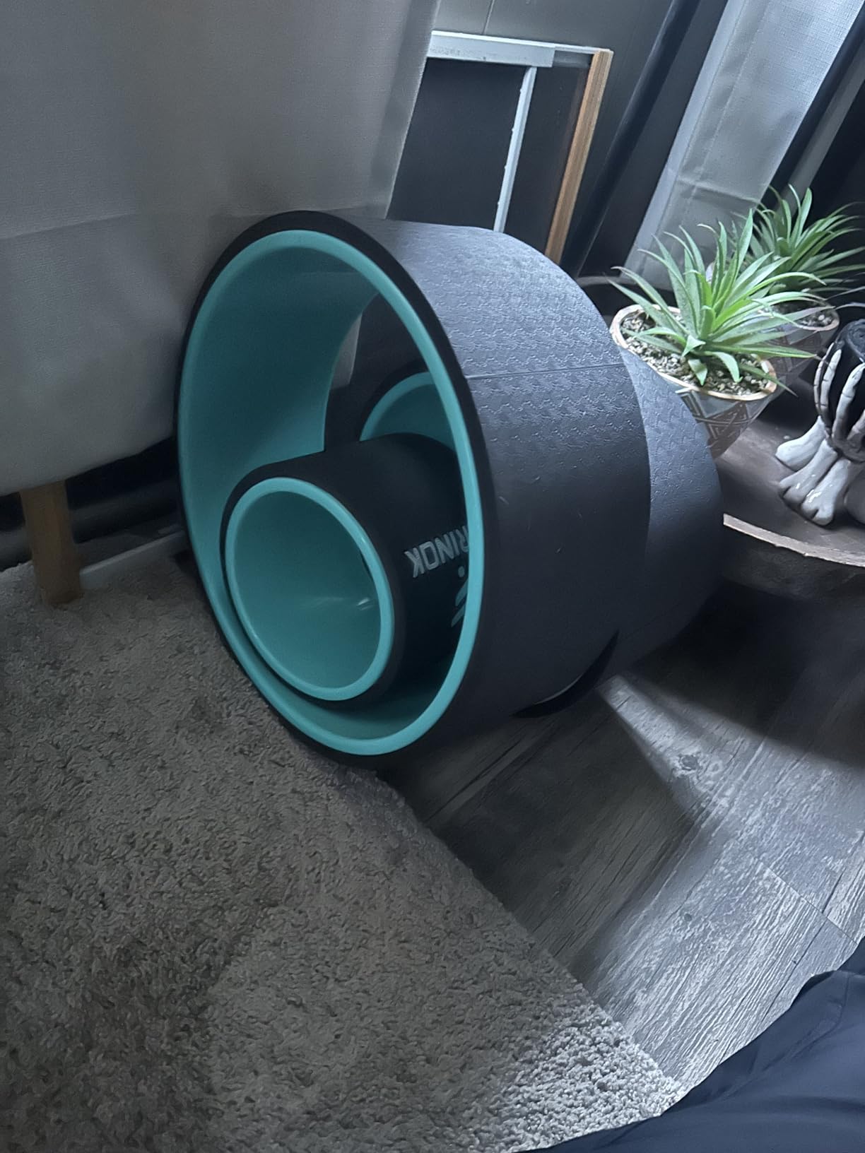 Yoga Wheel Set of 3+1, Upgraded 10MM Thick Back Wheels for Pain Relief & Stretching, Strongest Back Roller for Deep Tissue Massage, Improving Yoga Poses Backbend customer photo 1