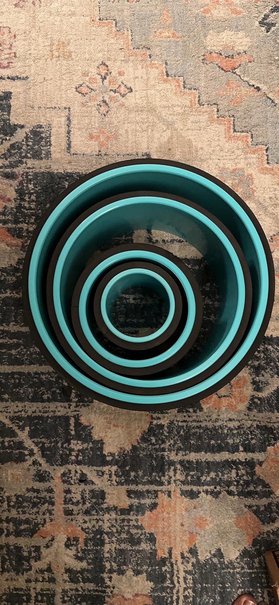 Yoga Wheel Set of 3+1, Upgraded 10MM Thick Back Wheels for Pain Relief & Stretching, Strongest Back Roller for Deep Tissue Massage, Improving Yoga Poses Backbend customer photo 2