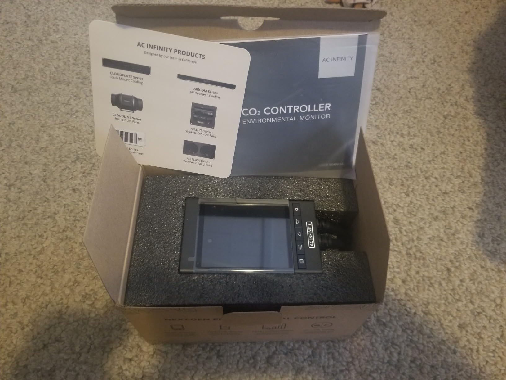 AC Infinity CO2 Controller, Smart Outlet Carbon Dioxide Monitor, Two-Plug System Best Fit with CO2 Regulators and Inline Exhaust Fans, Adjusts CO2 for Grow Tents, Grow Rooms, Greenhouses customer photo 1