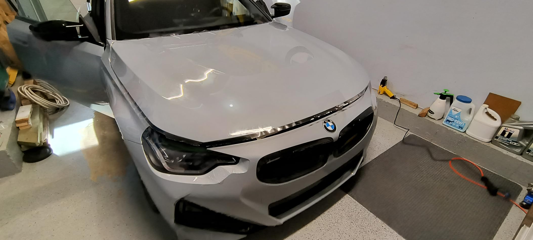 Gomake Vehicle Vinyl Wrap Window Tint Film Tool Kit Include 4 Inch Felt Squeegee, Retractable 9mm Utility Knife and Blades, Zippy Vinyl Cutter and Mini Go Corner Squeegee for Car Wrapping customer photo 1