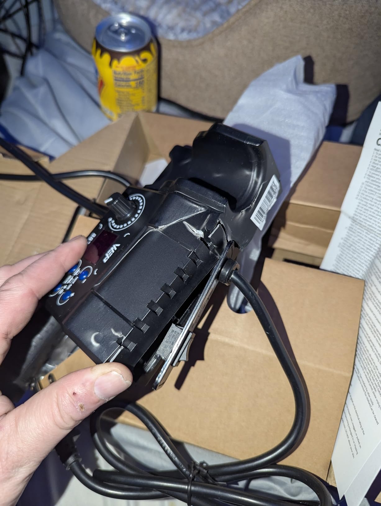 WEP 882D Soldering Iron Station 2-IN-1 SMD Hot Air Rework Station with 2 Spools of Solder Wire, 5 Soldering Tips, 3 Hot Air Nozzles, Brass Wool Tip Cleaner, Tweezers, Desoldering pump customer photo 1