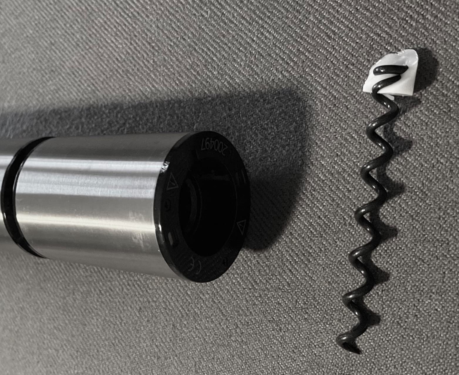 Peugeot Elis Touch Rechargeable Electric Corkscrew With Foil Cutter, Stainless Steel customer photo 1