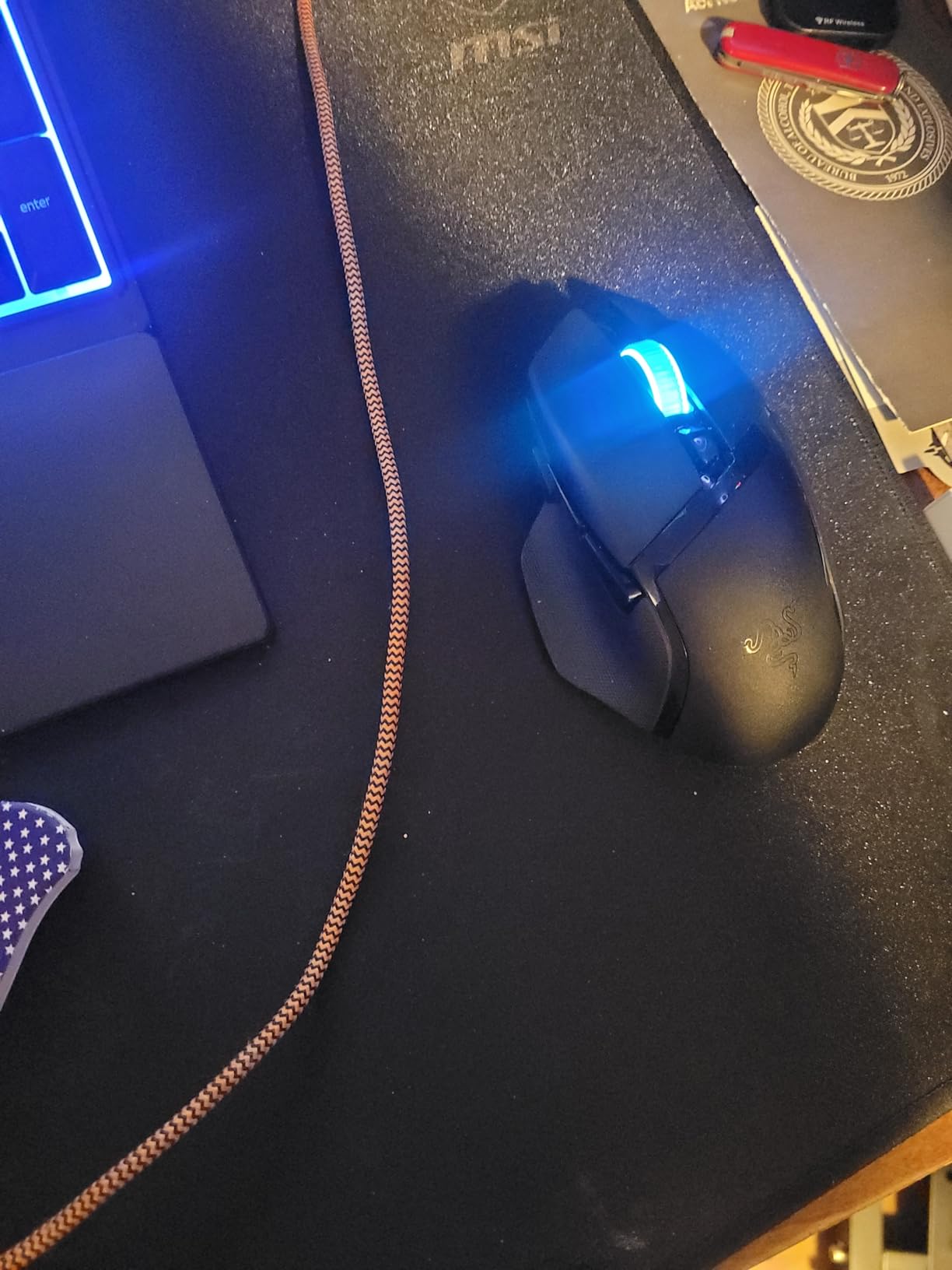 Razer Basilisk V3 X HyperSpeed Gaming Mouse - Optical - Wireless - Bluetooth/Radio Frequency - 2.40 GHz - Black - USB - 18000 dpi - 7 Button(s) - 7 Programmable Button(s) - Right-handed - 1 x AA Batte customer photo 1