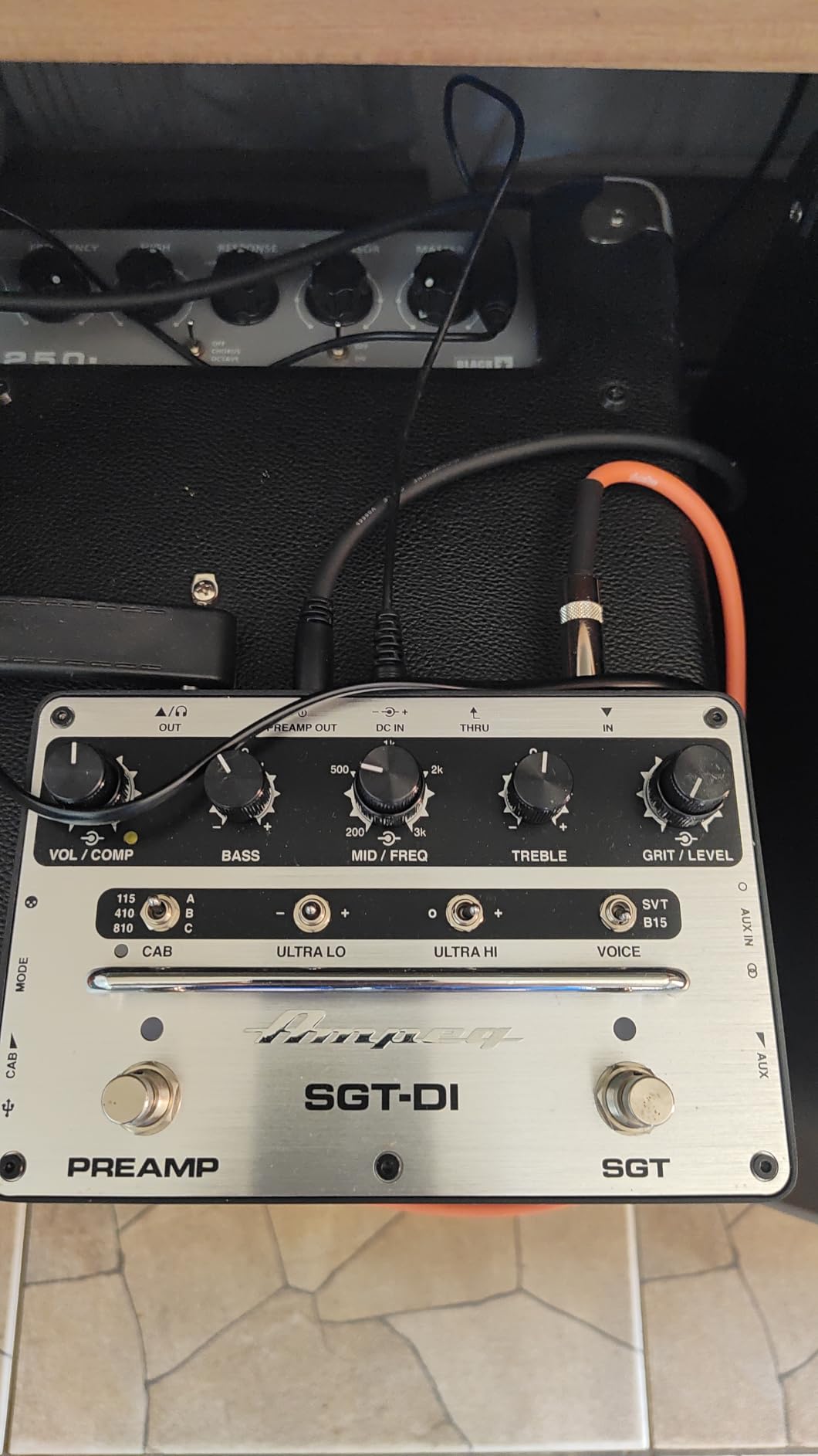 Ampeg SGT-DI Dual-Voice Preamp Compressor and DI customer photo 2