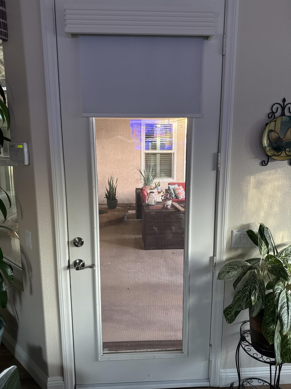 Allesin Motorized Blinds with Remote | Automatic Blackout Roller Shades, Easy Install & Smart Control Electric Blinds for Home Office, Living Room (White 35