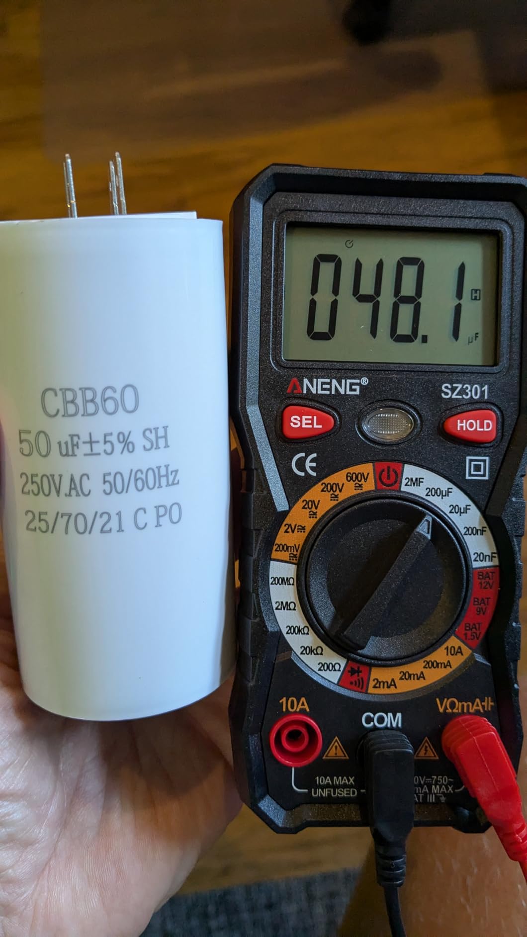 ANENG Digital Multimeter with Case,DC AC Voltmeter,Ohm Volt Amp Meter,Measures Voltage,Current,Resistance,Continuity,Diodes,Electric Tools for Househould Outlet,Automotive Battery Test customer photo 2