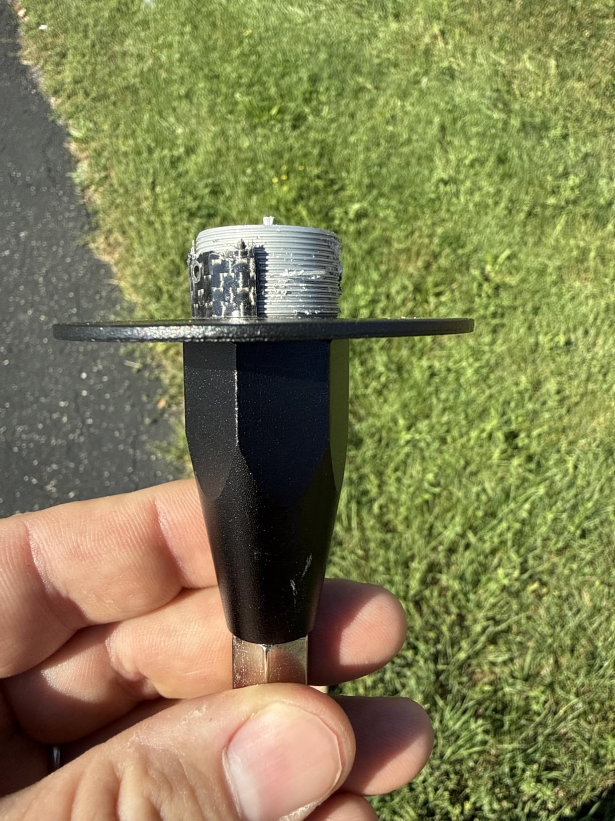 Tripod Bipod Surveying Thumb Release, Aluminum Tripod Bipod for Prism Poles Surveying or GPS Poles of Total Station GPS GNSS customer photo 1