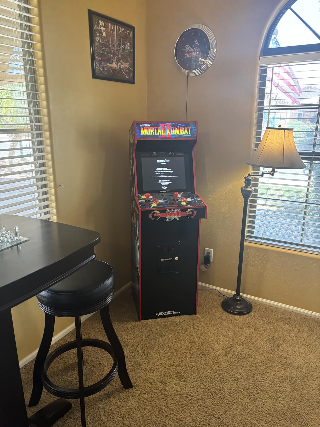 Arcade1Up Mortal Kombat II Deluxe Arcade Machine for Home - 5 Feet Tall - 14 Classic Games customer photo 2