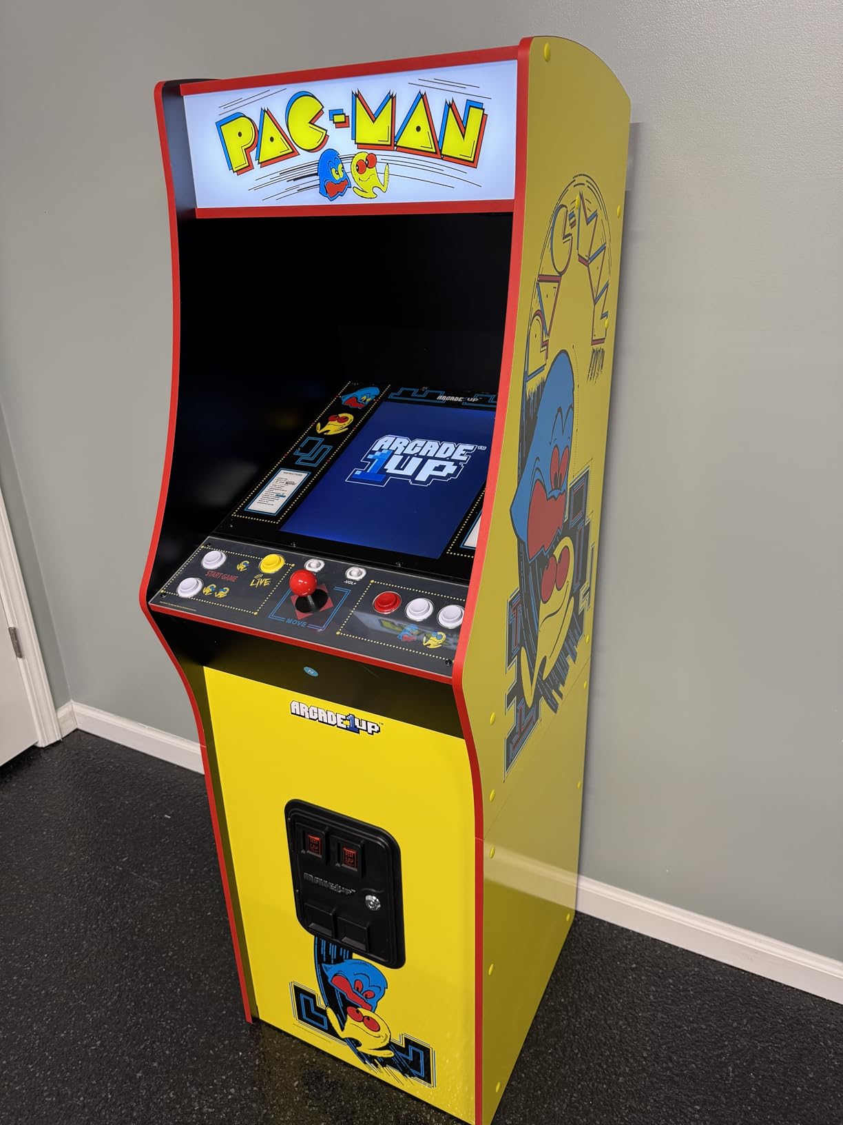 Arcade1Up PAC-Man Deluxe Arcade Machine for Home - 5 Feet Tall - 14 Classic Games customer photo 1