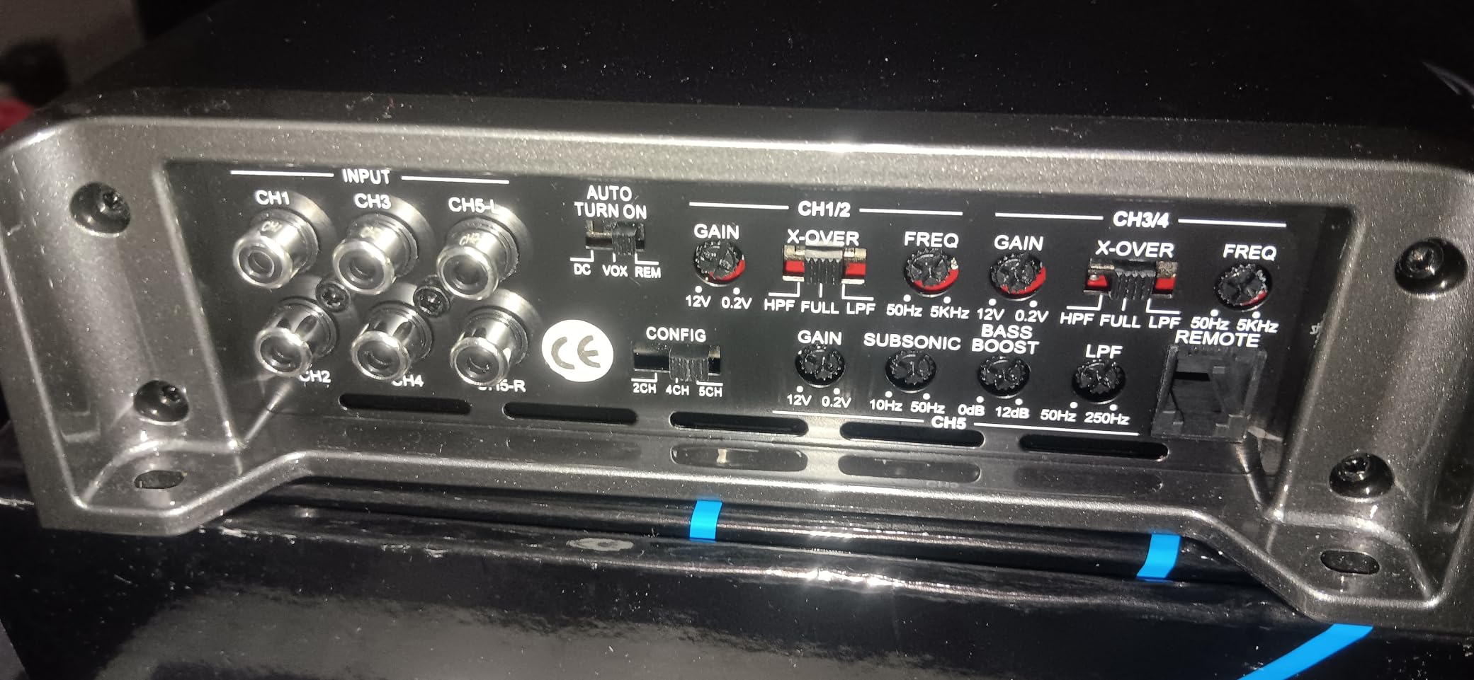 Recoil RED1800.5 1800 Watts Class-D Car Audio 5-Channel Amplifier, Mono 1 Ohm Stable, Remote Bass Knob Included customer photo 2