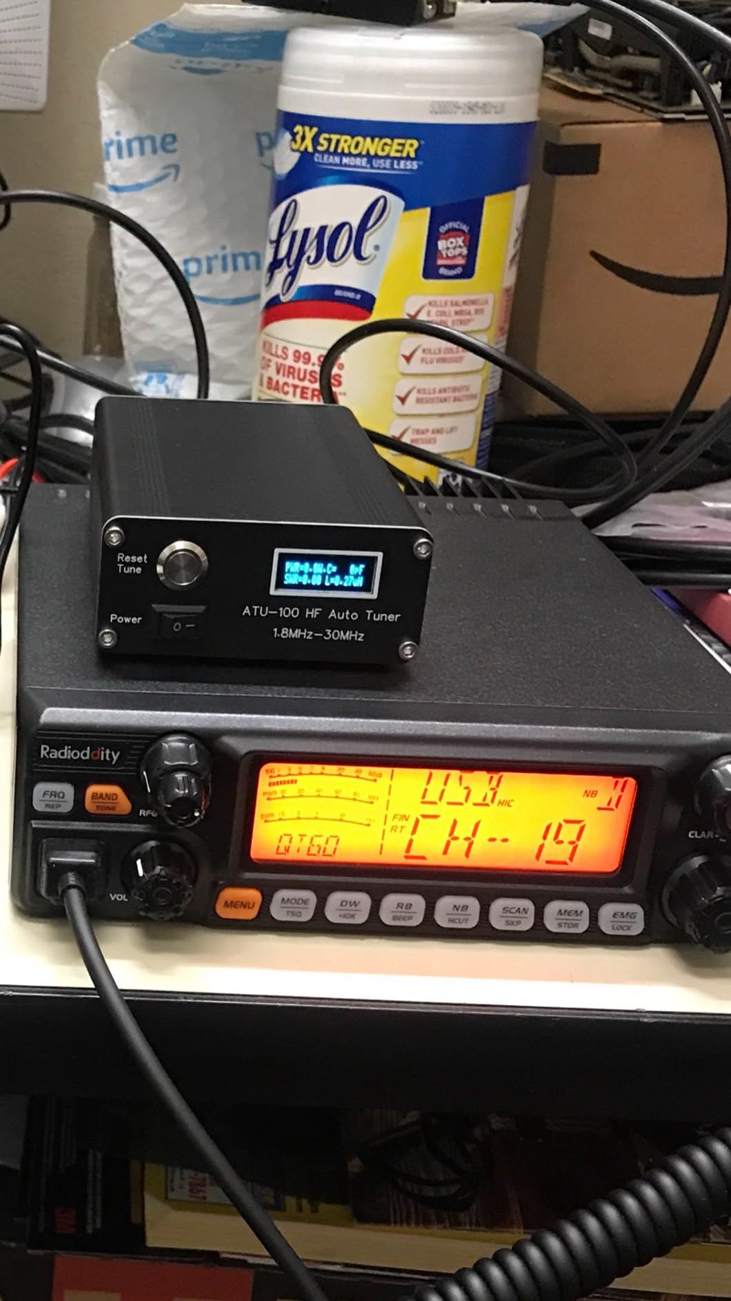 V3.2 ATU-100 EXT Automatic Antenna Tuner for Ham Radio - 1.8-55MHz, Low SWR Tuner, Compact Design, Works with Amateur Radio Equipment, Ideal for POTA/SOTA/DX with 5000mAh Battery customer photo 1