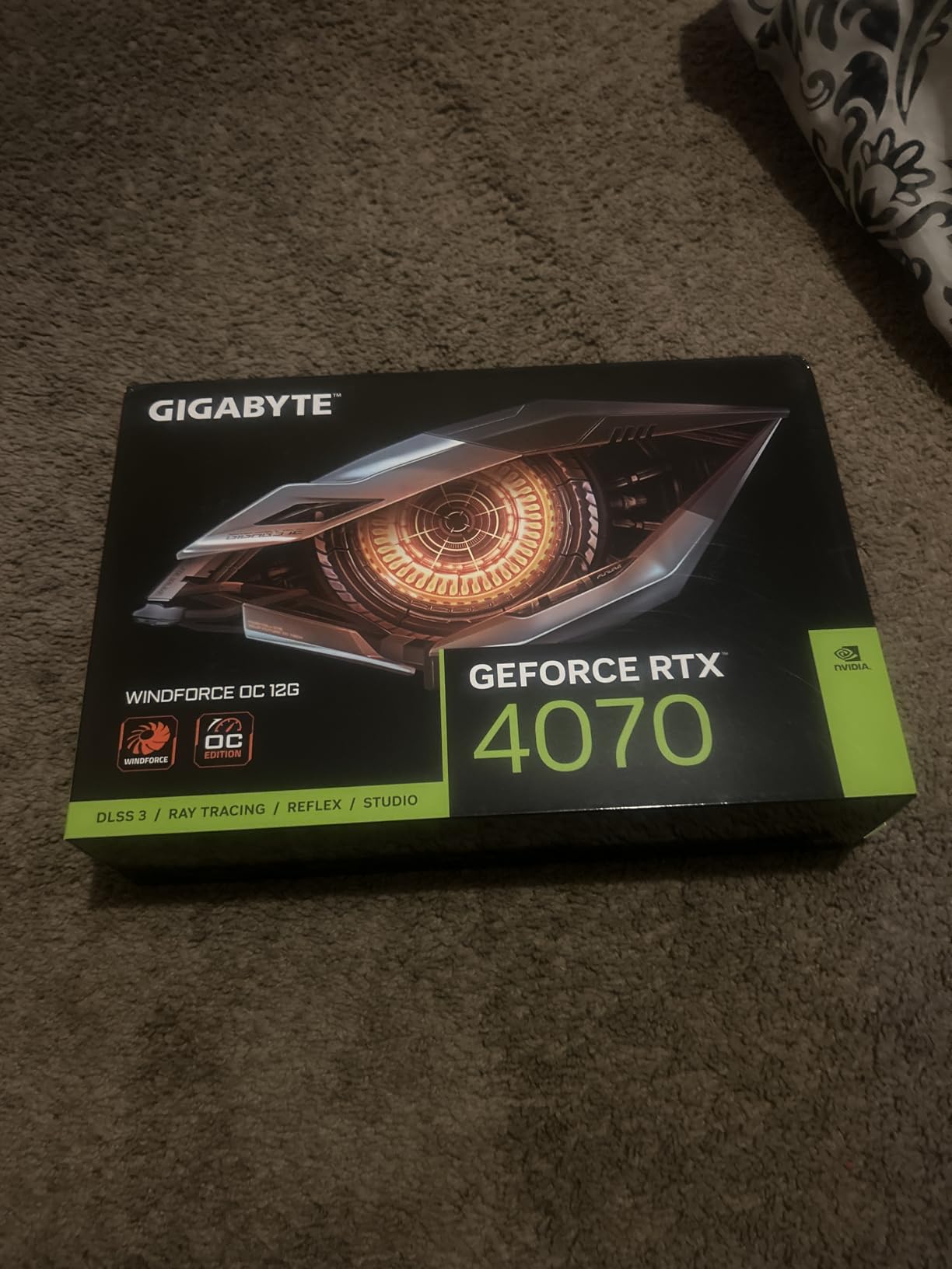 GIGABYTE GeForce RTX 4070 WINDFORCE OC 12G Graphics Card, 3X WINDFORCE Fans, 12GB 192-bit GDDR6X, GV-N4070WF3OC-12GD Video Card customer photo 2