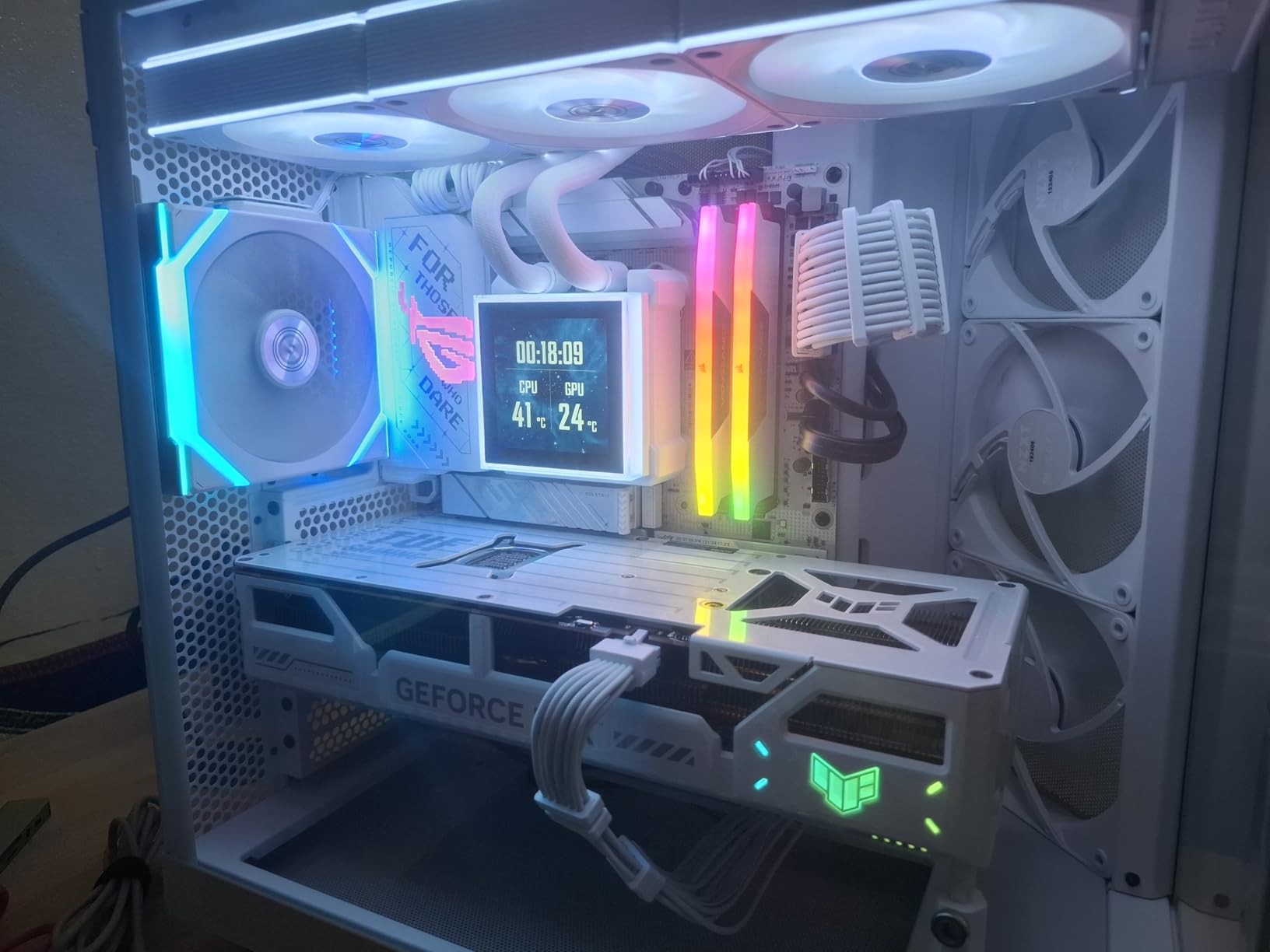 CORSAIR Vengeance RGB DDR5 RAM 32GB (2x16GB) 6000MHz CL36-44-44-96 1.35V Intel XMP 3.0 Computer Memory - Black (CMH32GX5M2E6000C36) customer photo 1