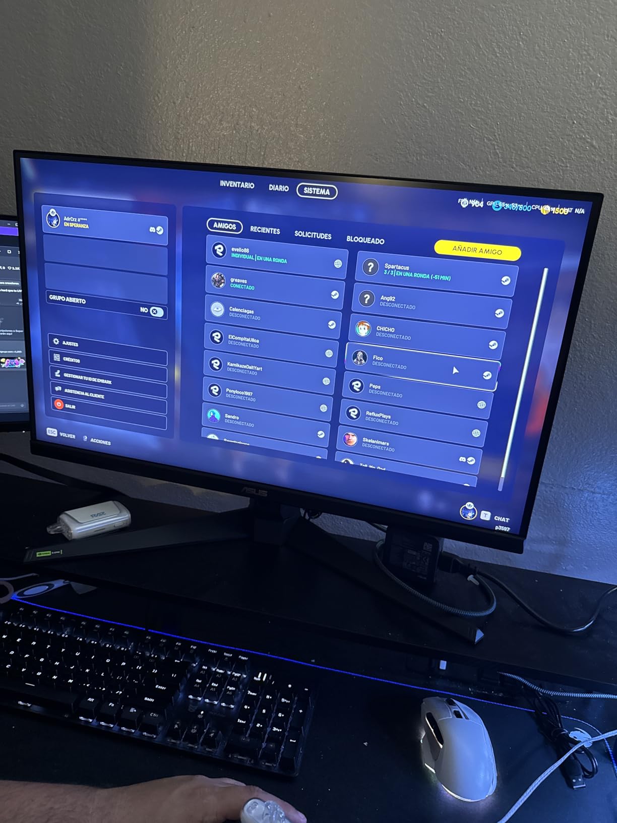 ASUS TUF Gaming 27 1440P HDR Monitor (VG27AQ3A) - QHD (2560 x 1440), 180Hz, 1ms, Fast IPS, 130% sRGB, Extreme Low Motion Blur Sync, Speakers, Freesync Premium, G-SYNC Compatible customer photo 1