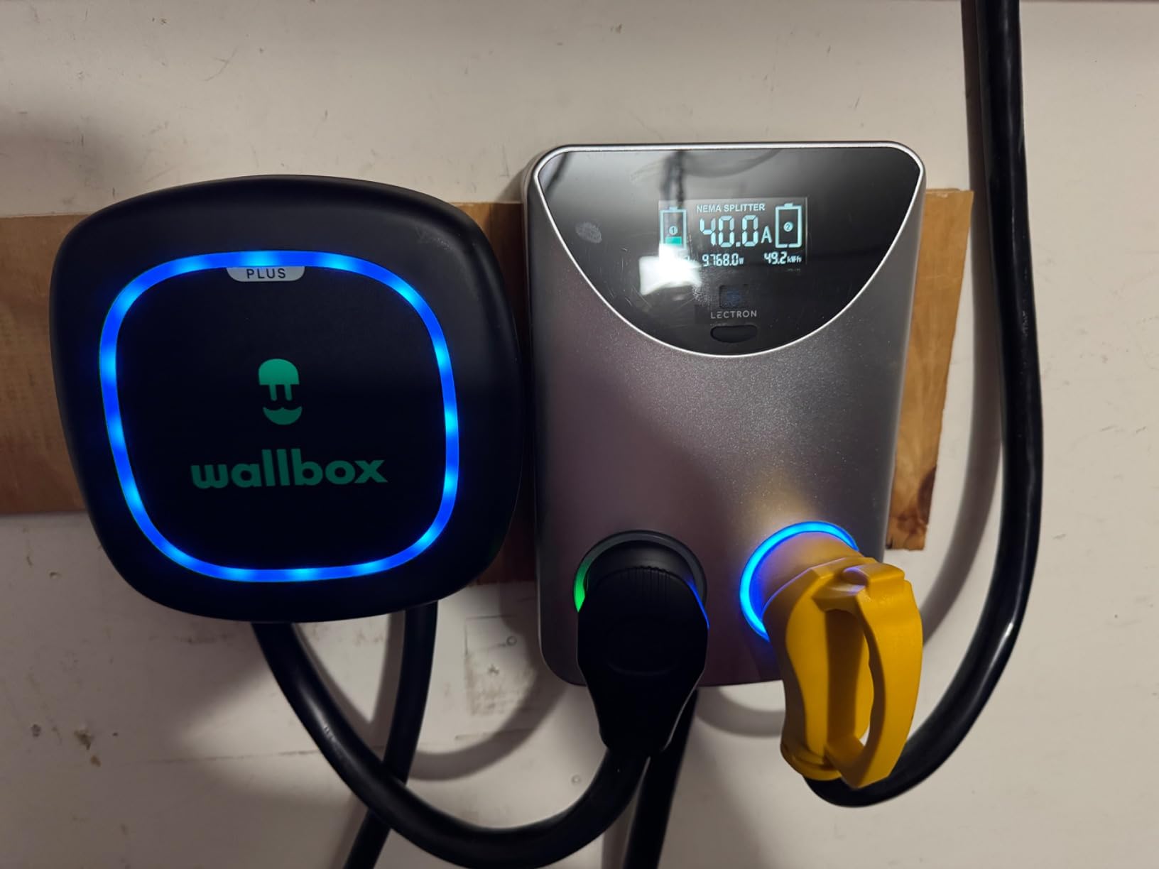 NEMA 14-50P/14-50R 30 FT 50 Amp RV/EV Extension Cord Outdoor with Grip Handle, 4 Prong Flexible Heavy Duty STW RV Power Cord Waterproof, 50A 125/250V 6250/12500W, Black-Yellow, ETL Listed customer photo 1