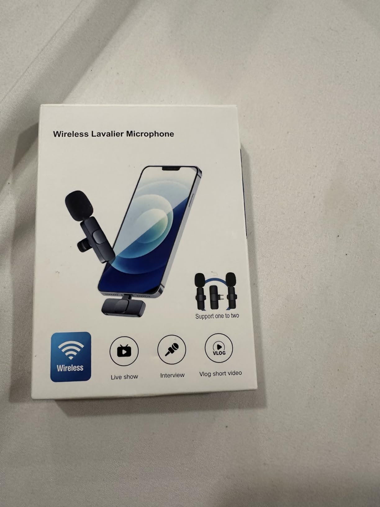 Labstandard Professional Wireless Lavalier Lapel Microphone for iPhone, iPad, mini Video Recording Mic for Interview Video Podcast Vlog YouTube&Livestream, Noise Reduction, Plug &Play customer photo 2