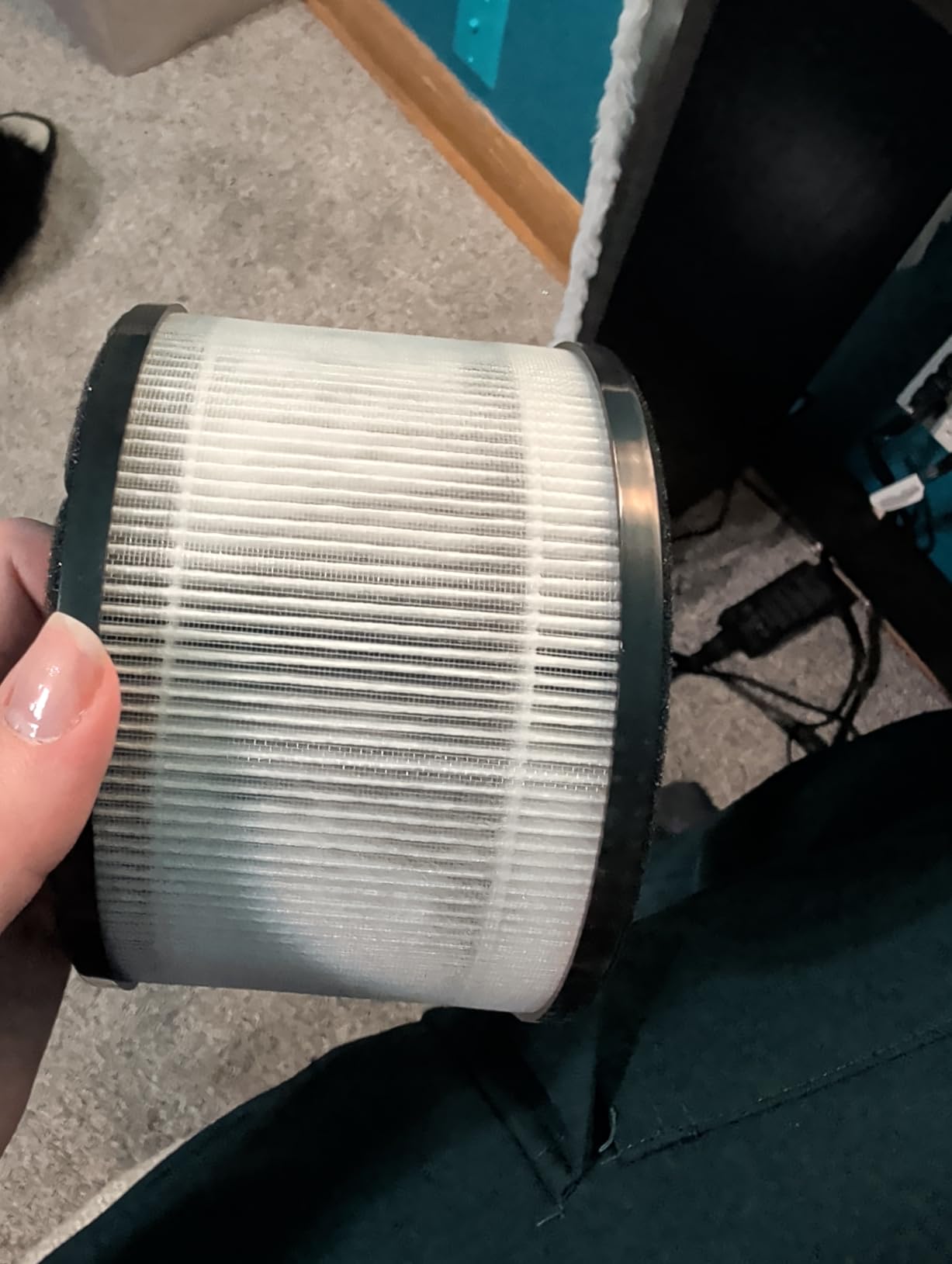 MOOKA H13 HEPA Air Purifier - 430 Sq.Ft Coverage, Portable with USB Cable, Fragrance Sponge for Smokers Pollen Pets Dust Odors, Desktop Air Cleaner for Car RV customer photo 1