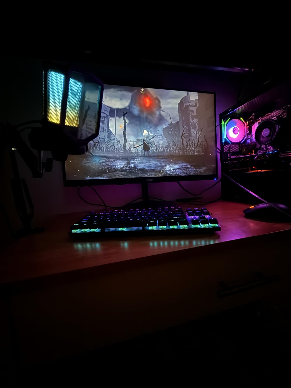 Acer Nitro 27 WQHD 2560 x 1440 PC Gaming IPS Monitor | AMD FreeSync Premium | Up to 240Hz Refresh | Up to 0.5ms | DisplayHDR 400 | sRGB 99% | XV272U W2bmiiprx customer photo 1