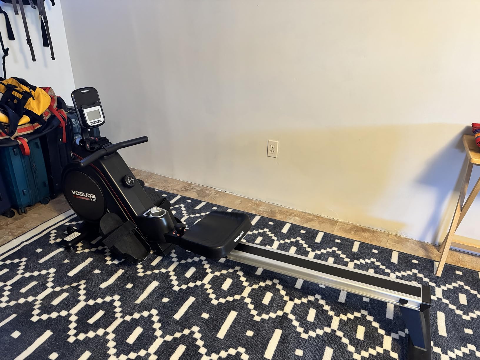 YOSUDA Magnetic/Water Rowing Machine for Home - Rower Machine Use with Bluetooth, App Supported, Rowing Machine for Beginners to Athletes, Comfortable Seat Cushion customer photo 2