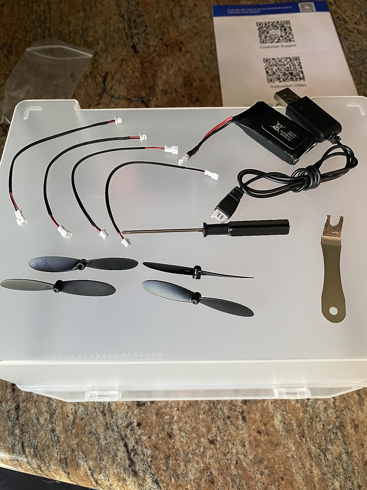 Mini Drone for Kids and Beginners, Creative 5-IN-1 DIY Drone Building Kits for Kids to Build Your Own Drones, 5 Different Designs, Altitude Hold, 3D Flips, Easy to Build and Fly, Great Gifts for Boys & Girls customer photo 2