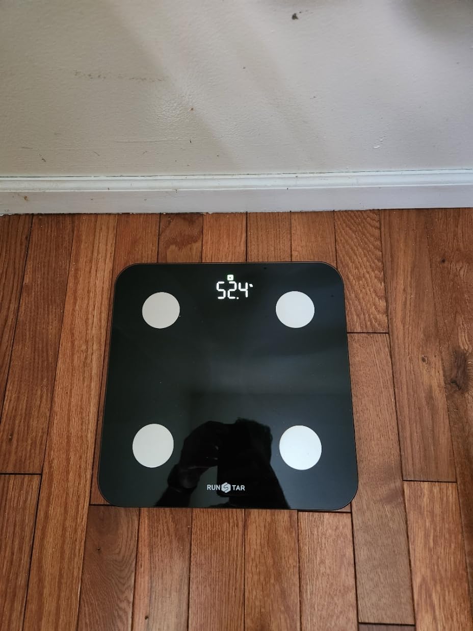 Scale for Body Weight and Fat Percentage, RunSTAR Digital Accurate Bathroom Smart Scale with Large Display, FSA&HSA Eligible 13 Body Composition Analyzer Sync App customer photo 1